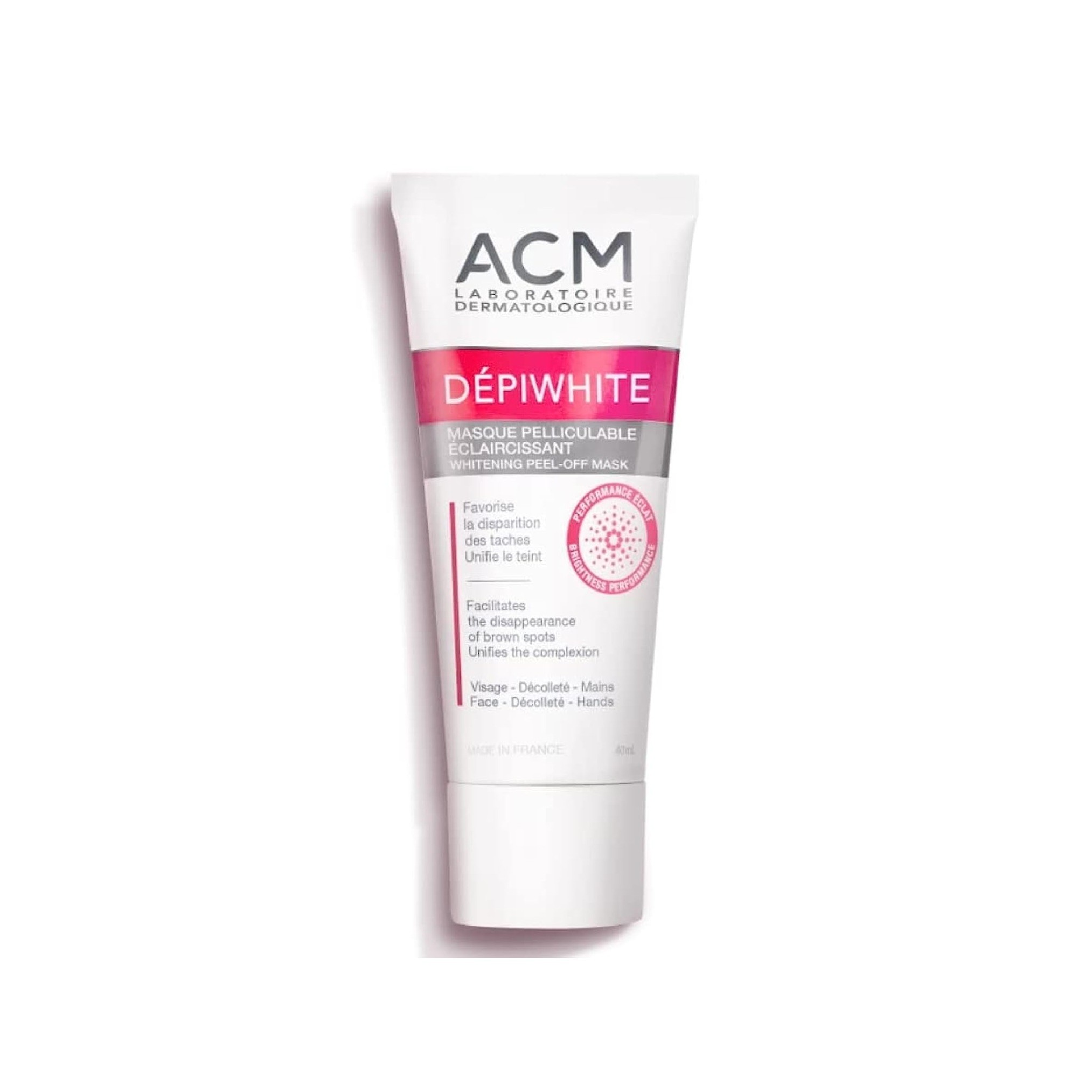 ACM DEPIWHITE PEEL-OFF MASK 40ml اي سي ام قناع مقشر للبشرة مفتح