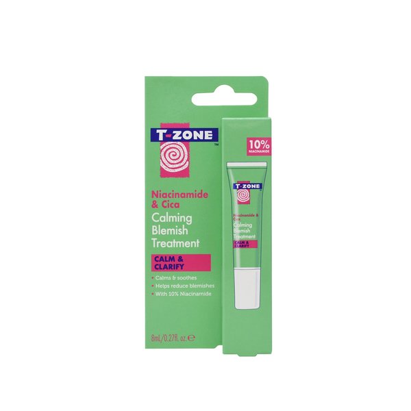 T-ZONE Niacinamide & Cica Calming Blemish Treatment 8ml  تي زون جل معالج لبثور البشرة