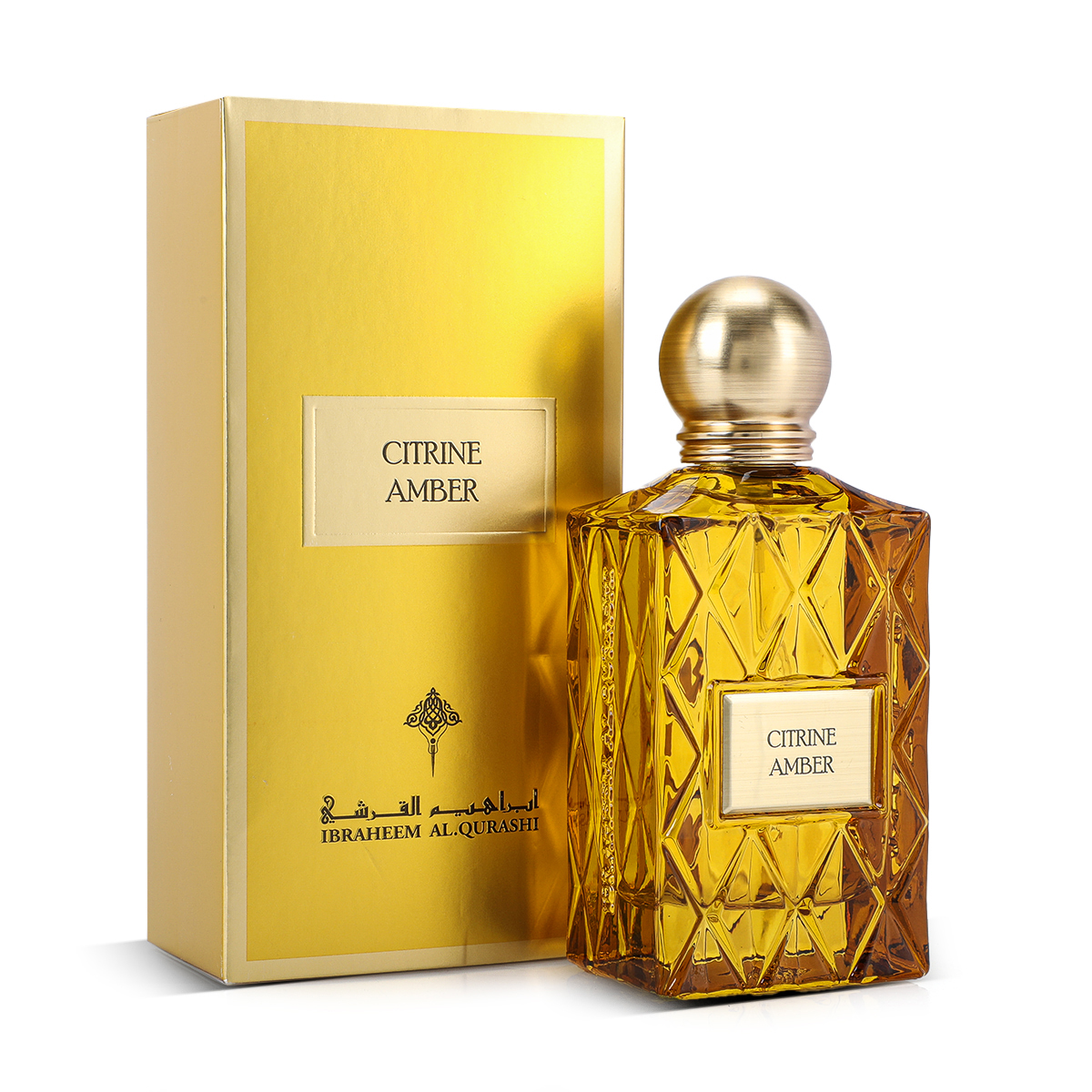 IBRAHEEM AL QURASHI Citrine Amber Eau De Parfum Unisex 75ml  ابراهيم القرشي عطر سيترين عنبر للرجال والنساء