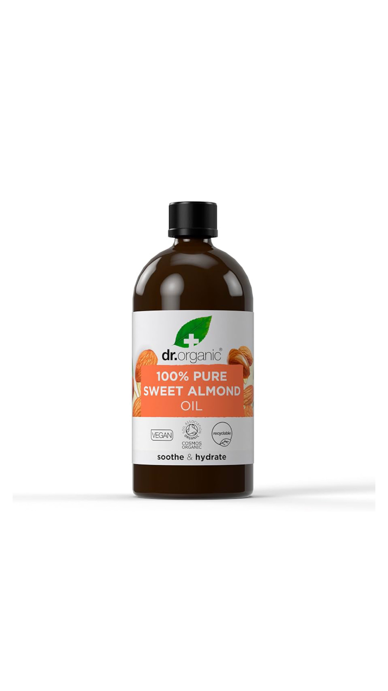 DR. ORGANIC 100% PURE SWEET ALMOND OIL دكتور اورگانك زيت اللوز  الحلو متعدد الاستخدامات