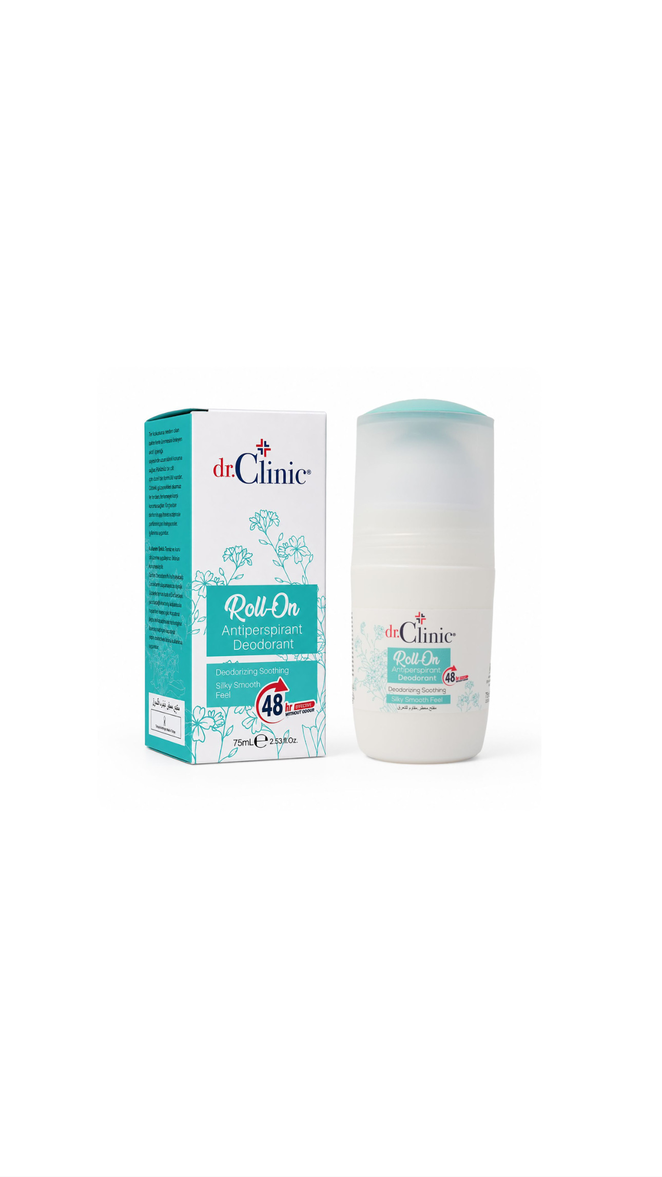 DR. CLINIC ROLL-ON ANTIPERSPIRANT DEODORANT 75ml دكتور كلينك رول مانع تعرق