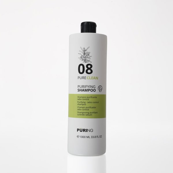 PURING 08 Pureclean Purifying Sebo Control Purifying Shampoo 1000ml بيورنك شامبو