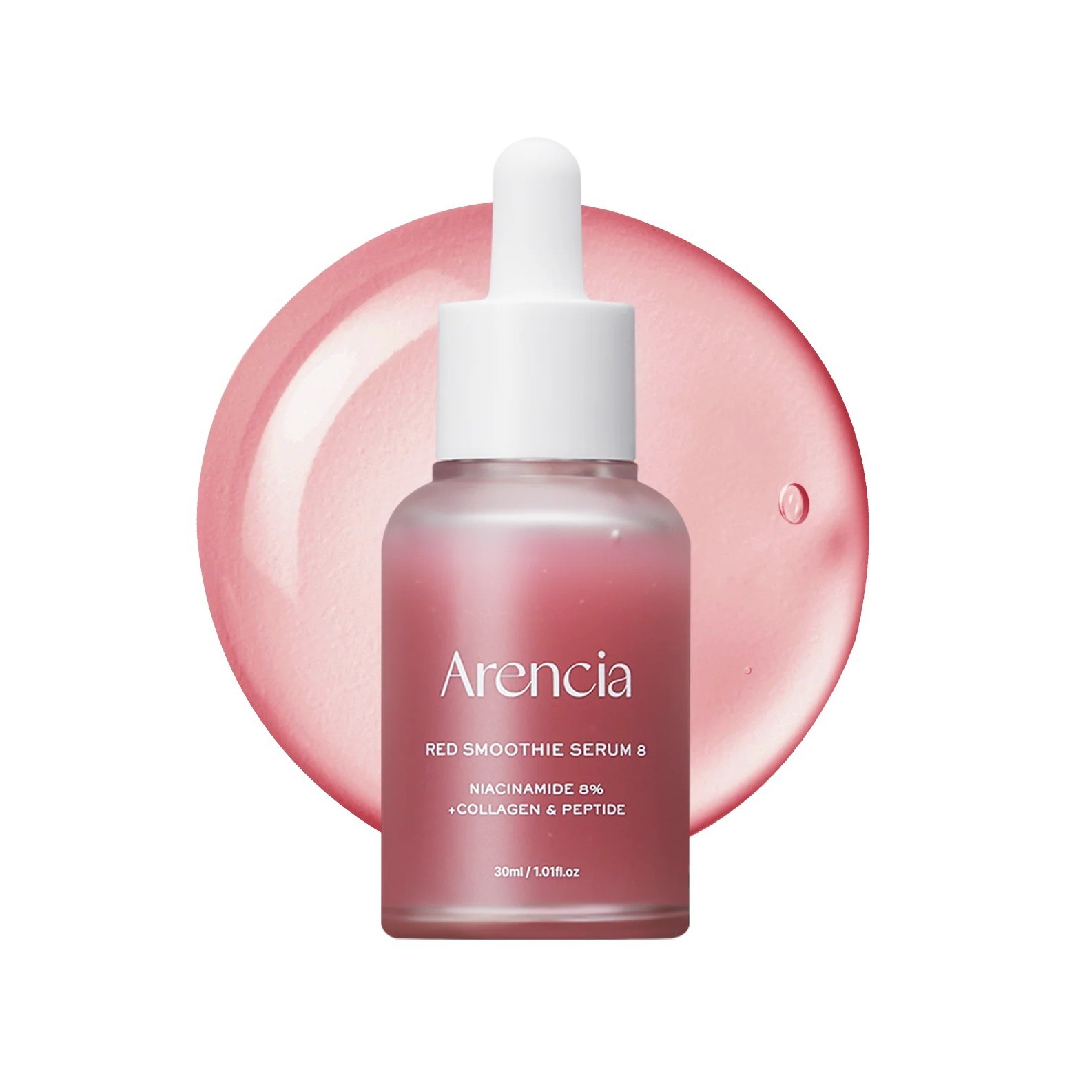 ARENCIA Red Collagen + Peptide Smoothie Serum 30ml  ارينسيا سيروم مرطب يساعد على شد نسيج البشرة وتعزيز مرونتها