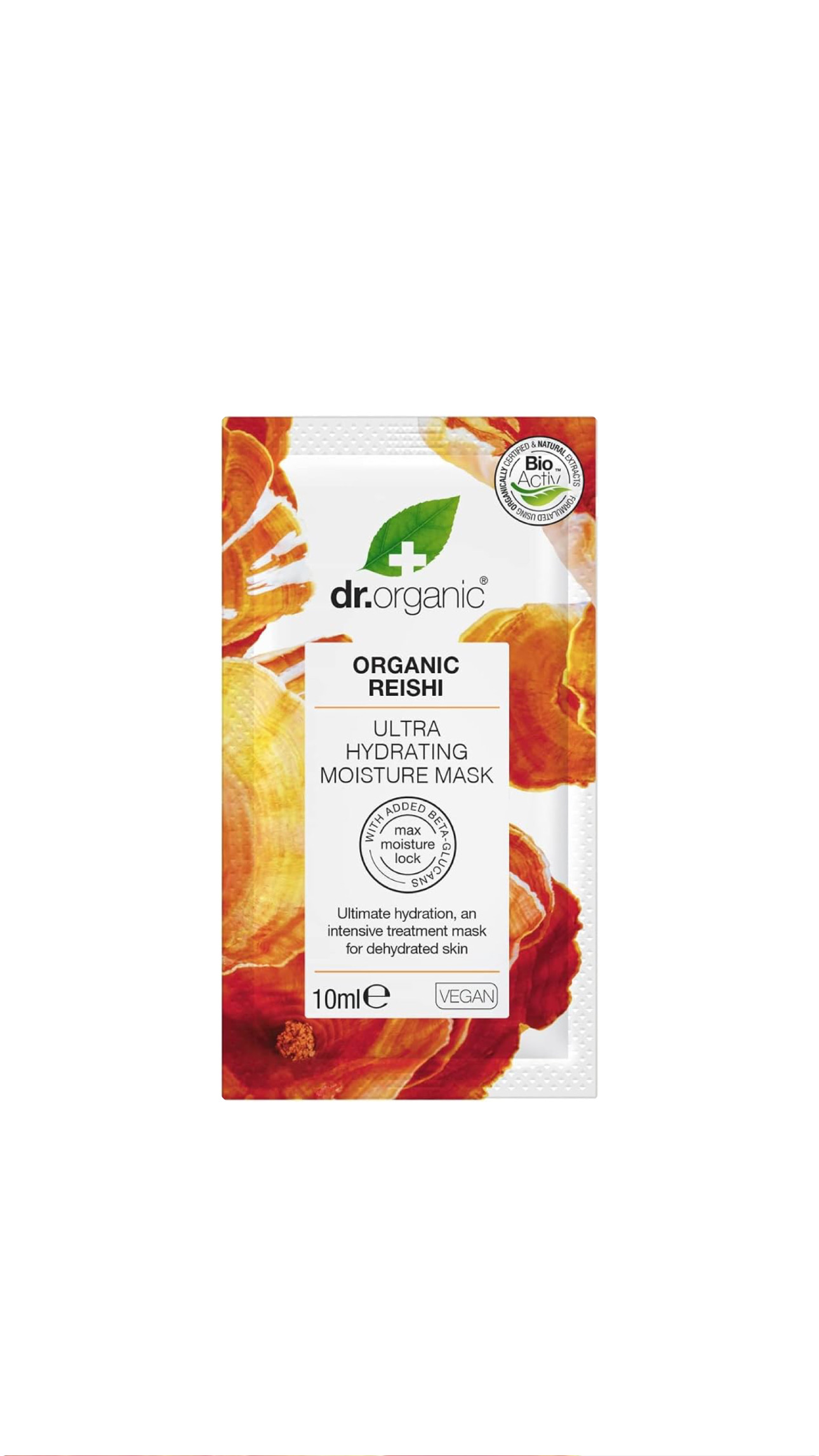 DR. ORGANIC ORGANIC REISHI ULTRA HYDRATING MOISTURE MASK 10ml دكتور اورگانك ماسك ورقي مرطب للبشرة الجافة