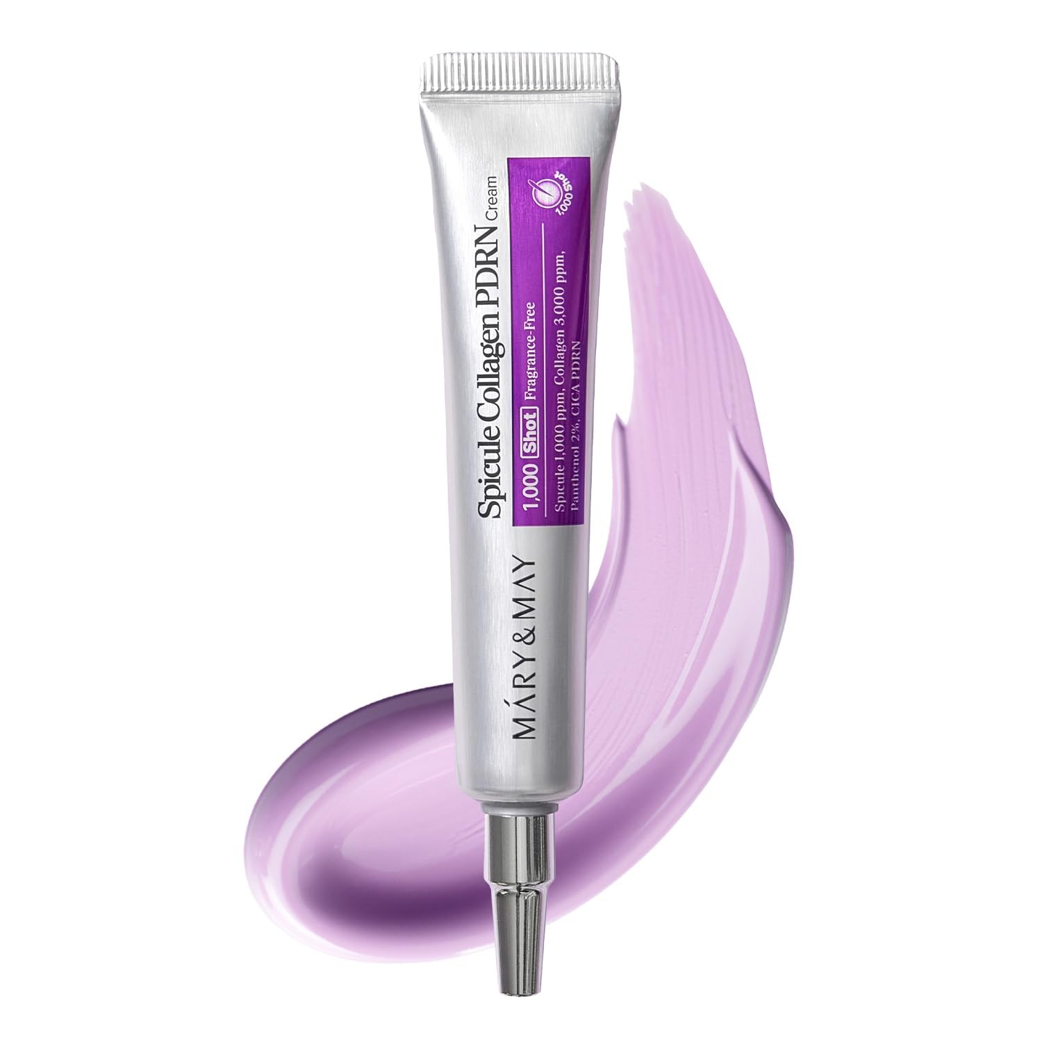 MARY & MAY Spicule Collagen PDRN Cream 15g  ماري اند مي كريم الكولاجين المكثف يعزز المرونة ويدعم حاجز البشرة