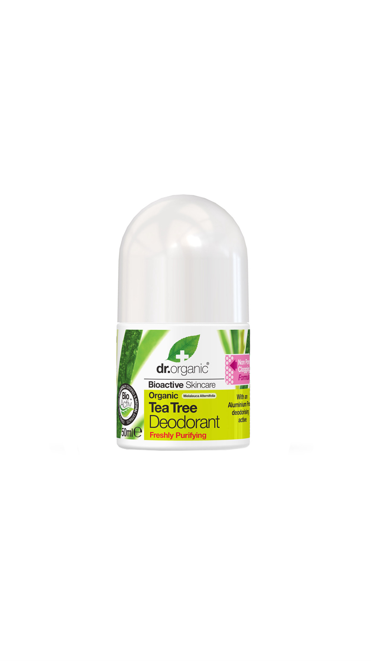 DR. ORGANIC BIOACTIVE SKINCARE ORGANIC TEA TREE DEODORANT دكتور اورگانك رول مزيل تعرق 