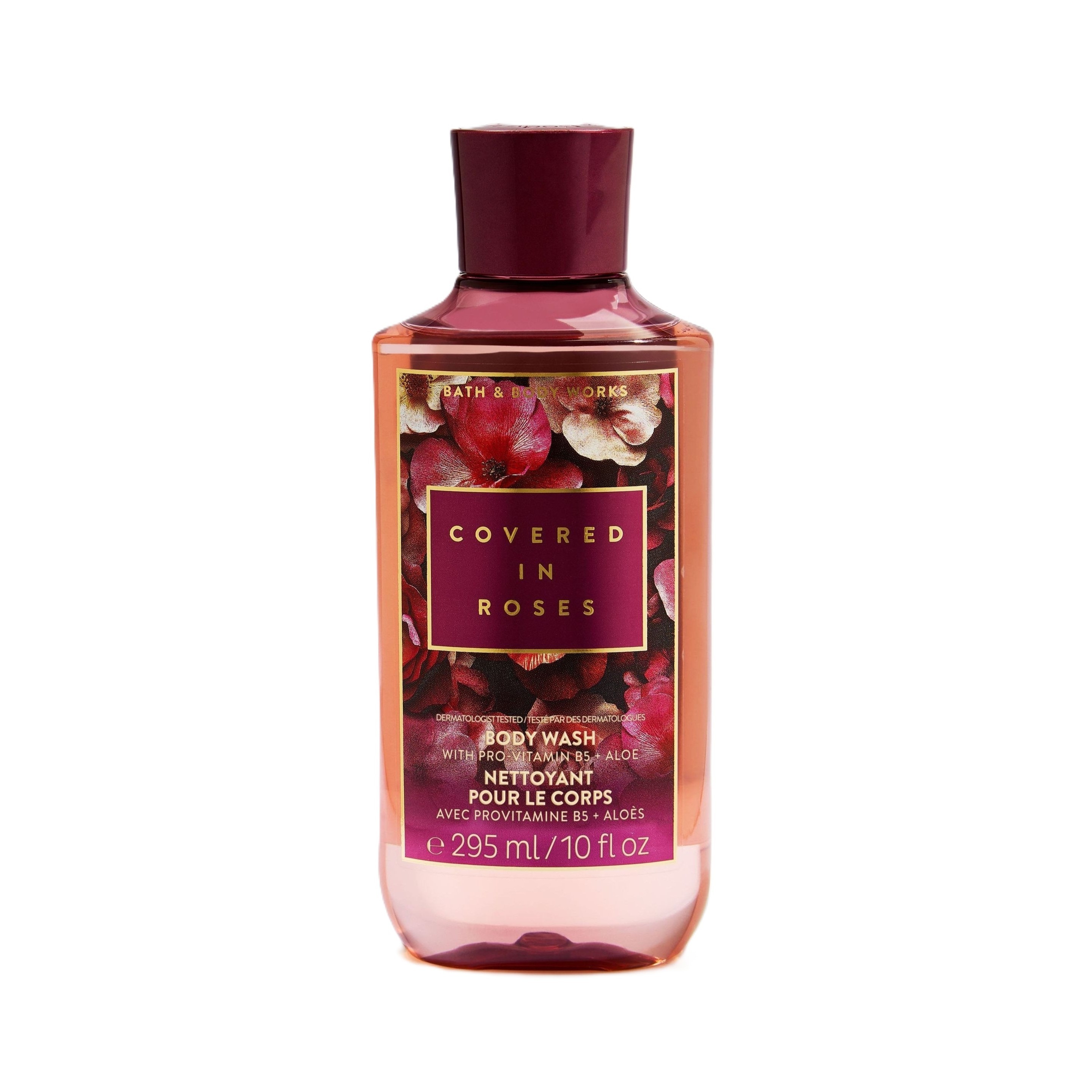 BATH AND BODY WORKS Body Wash 295ml - Covered In Roses  باث اند بدي وركس غسول جسم رغوي برائحة الورود