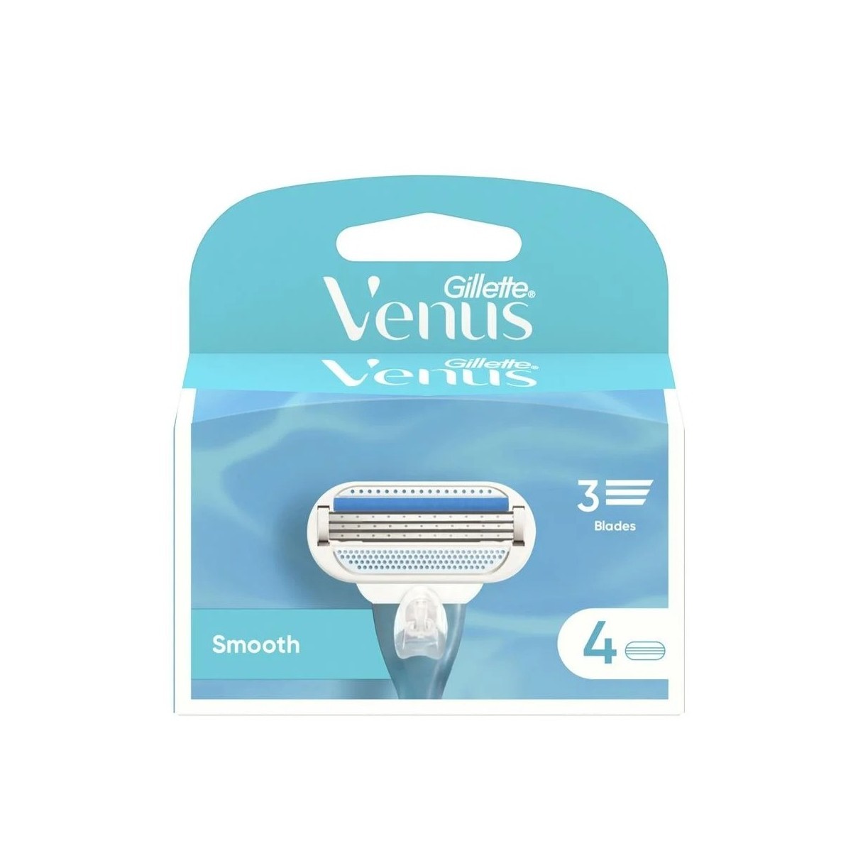 GILLETTE Venus 3 Smooth X4 Blades جيليت شفرات لحلاقة دقيقة وناعمة للنساء