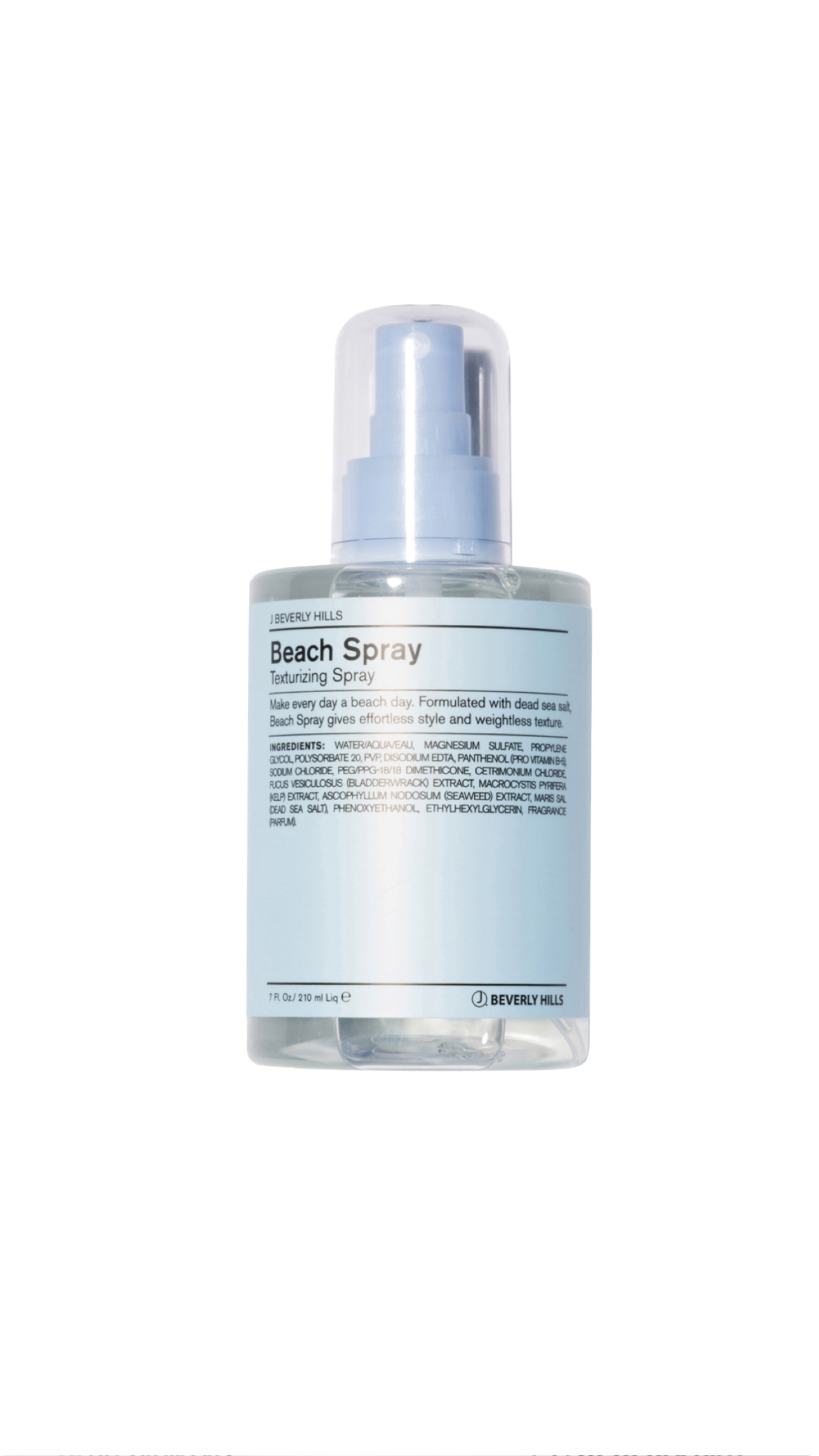 J BEVERLY HILLS BEACH SPRAY TEXTURIZING SPRAY 210ml جي بيفرلي هيلز رذاذ لتصفيف وتمويج الشعر