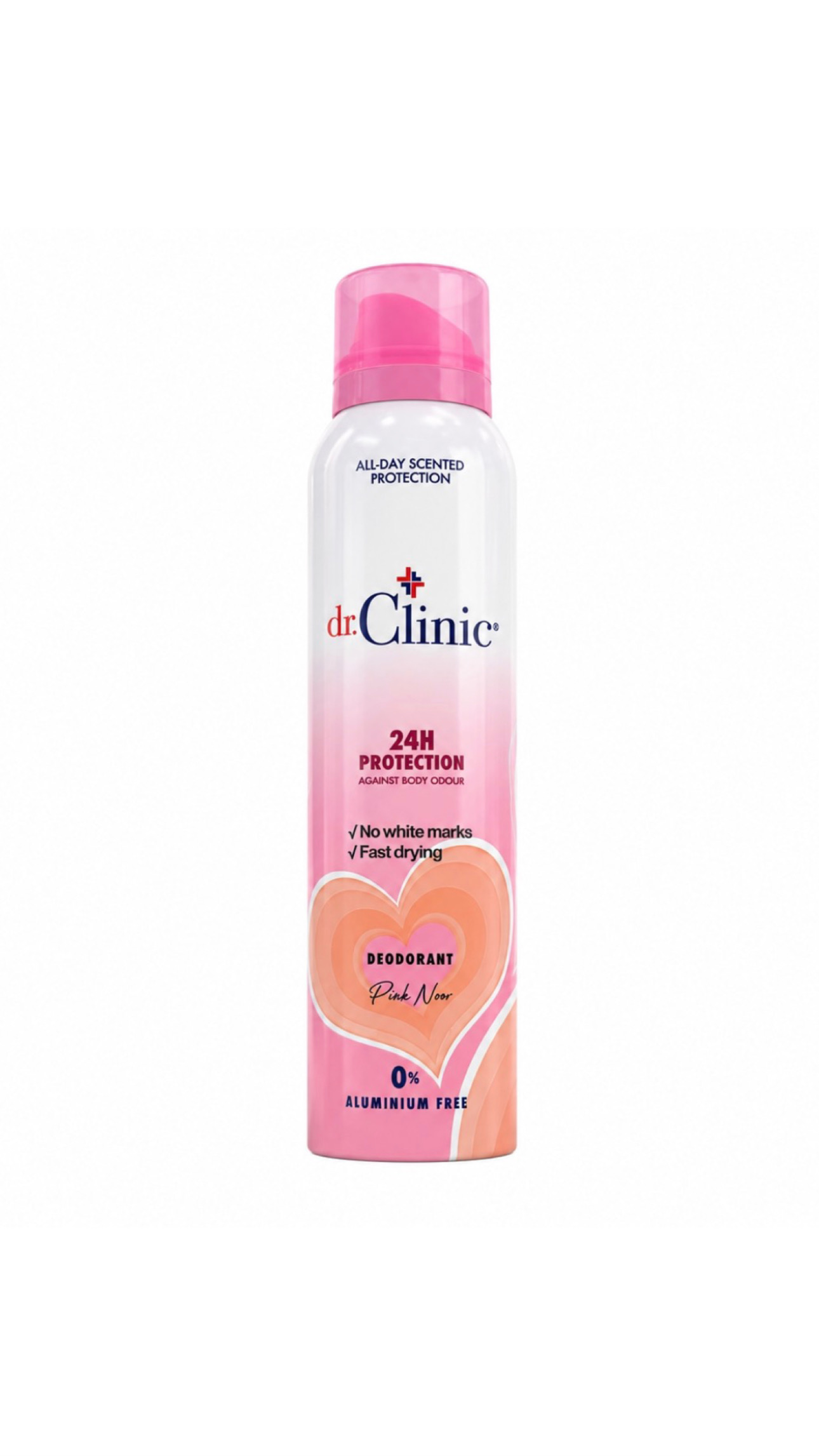 DR. CLINIC DEODORANT - PINK NOOR دكتور كلينك رذاذ مزيل للتعرق