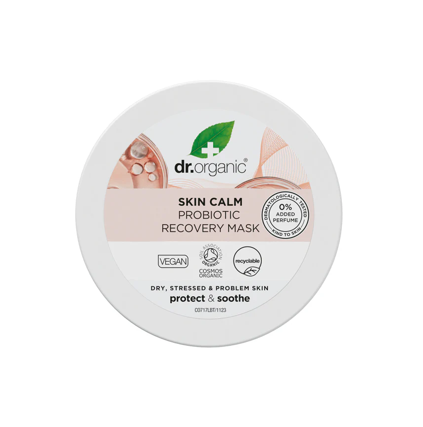 DR.ORGANIC Skin Calm Probiotic Recovery Mask دكتور اوركانك قناع بروبيوتيك علاجي للبشرة