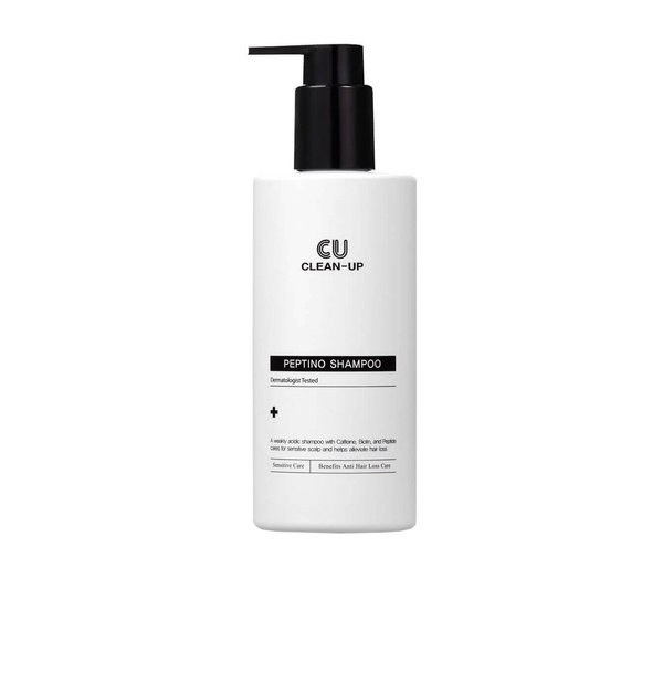 CU SKIN CLEAN-UP Peptino Shampoo for Sensitive Scalp سي يو سكن شامبو يقلل التساقط ويحفز النمو