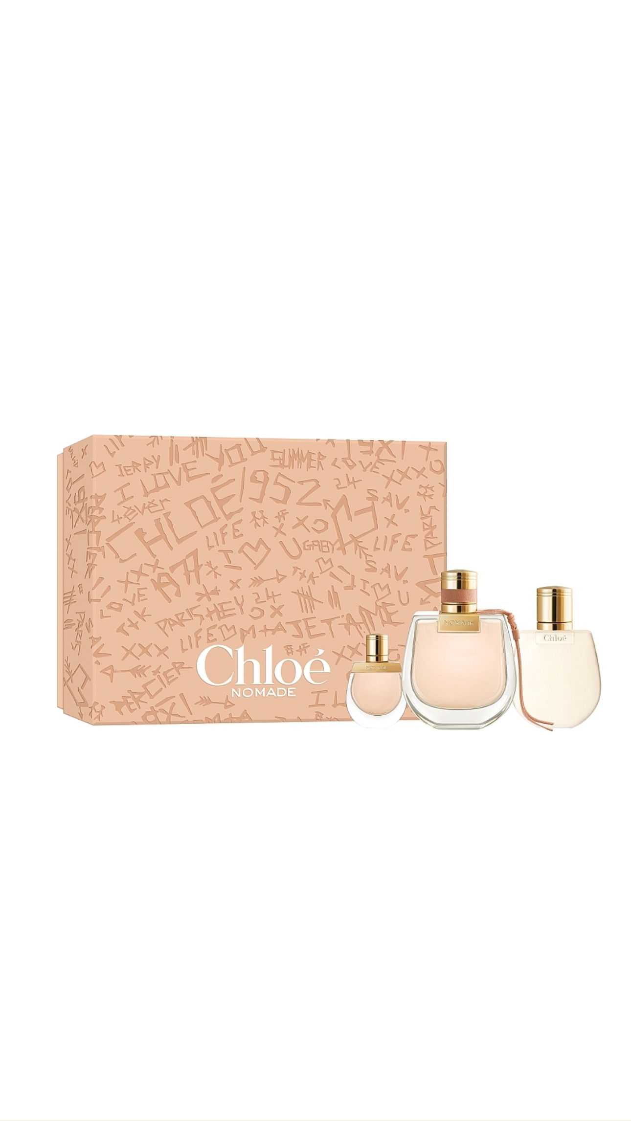 CHLOÉ NOMADE EAU DE PARFUM GIFT SET (100ml،75ml،5ml) كلوي بگج هدايا للنساء