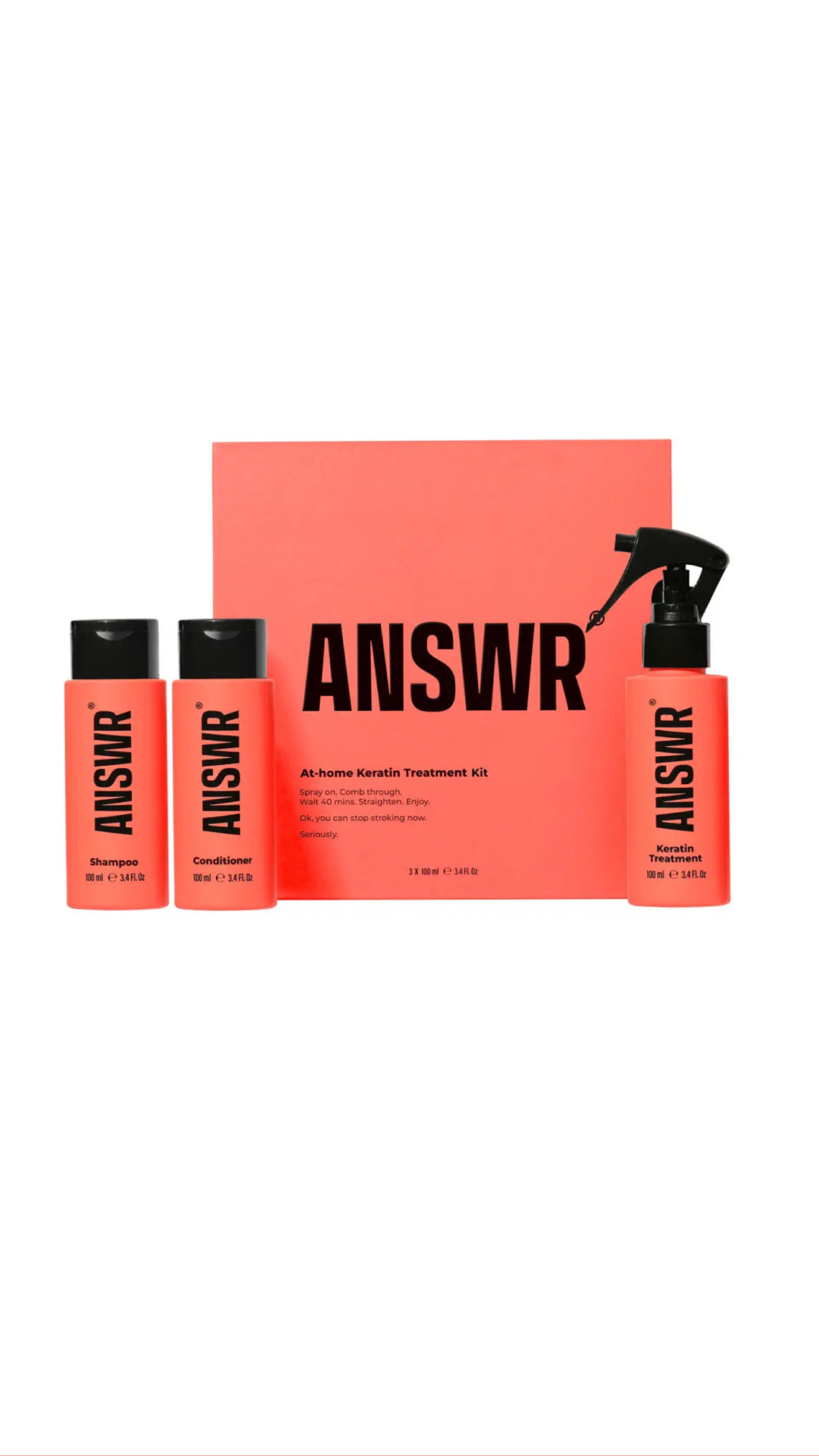 ANSWR AT-HOME KERATIN TREATMENT KIT سيت معالج الشعر المنزلي
