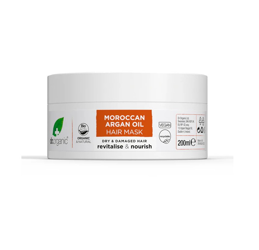 DR.ORGANIC Moroccan Argan Oil Hair Mask دكتور اوركانك ماسك مكثف للشعر
