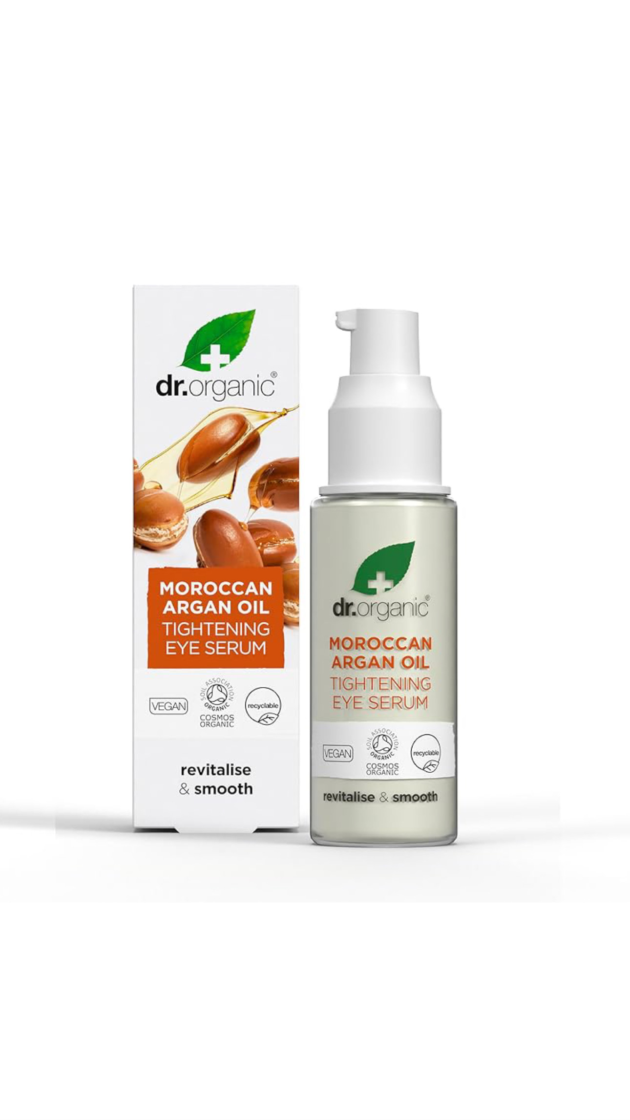 DR. ORGANIC MOROCCAN ARGAN OIL TIGHTENING EYE SERUM دكتور اوركانك سيروم للعناية بمنطقة حول العين بخلاصة زيت الارغان