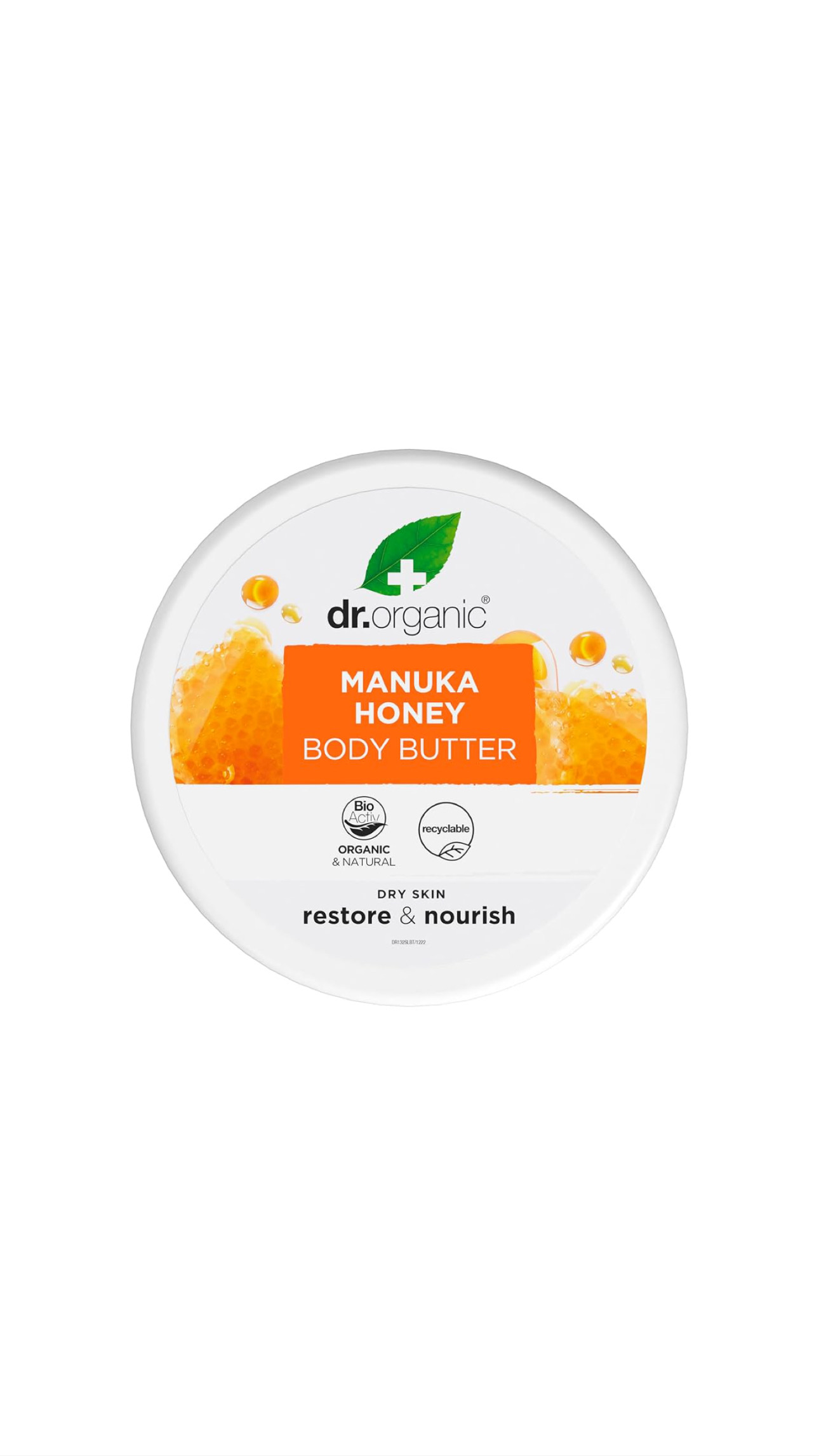 DR. ORGANIC MANUKA HONEY BODY BUTTER دكتور أورگانك زبدة مرطبة للجسم بخلاصة العسل والمونگا