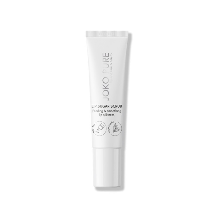 JOKO PURE holistic care & beauty SUGAR LIP SCRUB 10ml جوكو مقشر شفاه بحبيبات السكر يزيل الجلد الجاف ويمنحها نعومة