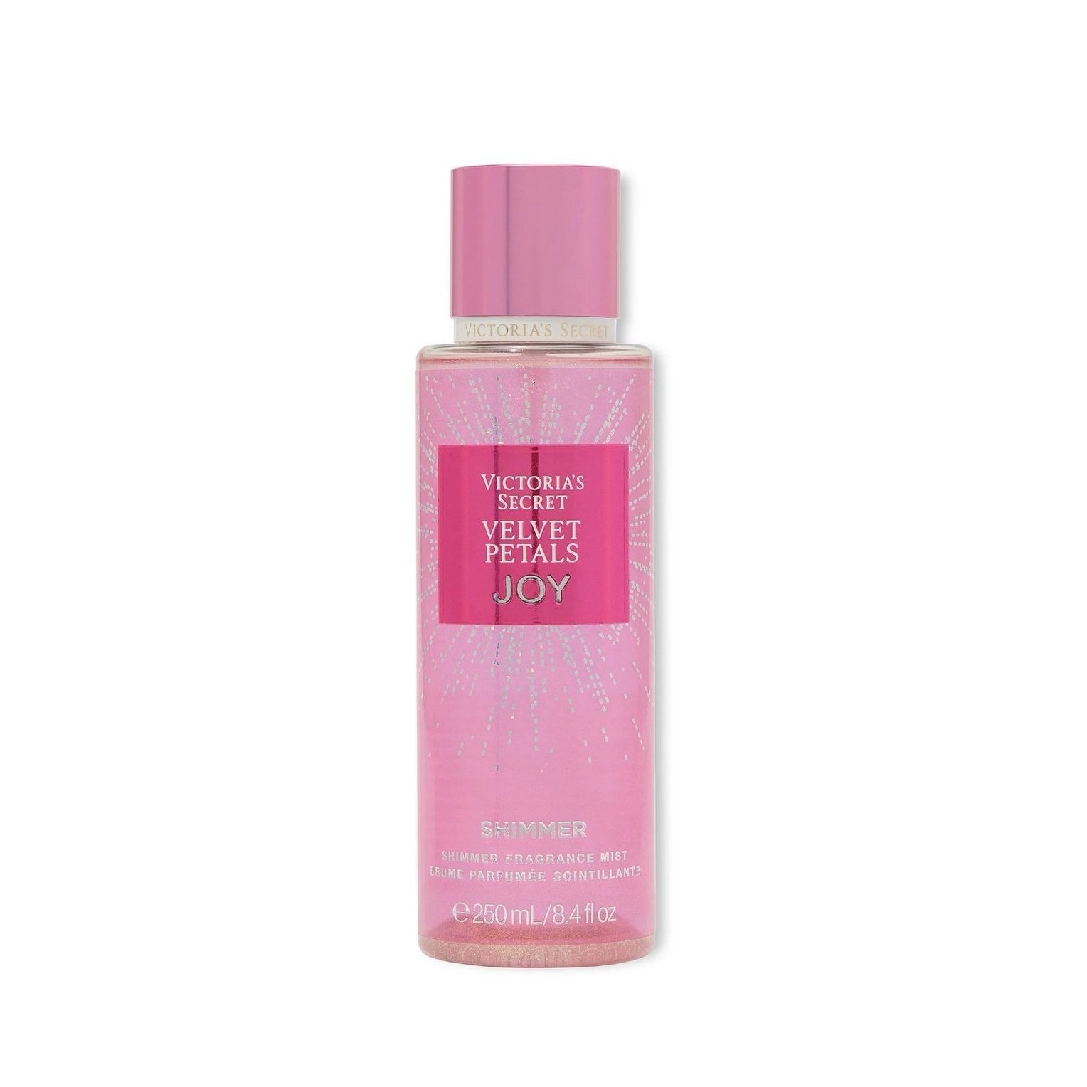 VICTORIA'S SECRET Joy Shimmer Fragrance Body Mist 250ml - velvet petals فيكتوريا سيكرت مست معطر للجسم برائحة بتلات الزهور المخملية