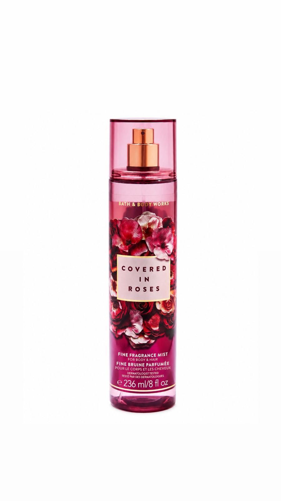 BATH & BODY WORKS COVERED IN ROSES FINE FRAGRANCE MIST 236ML باث اند بودي وركس مست معطر للجسم والشعر