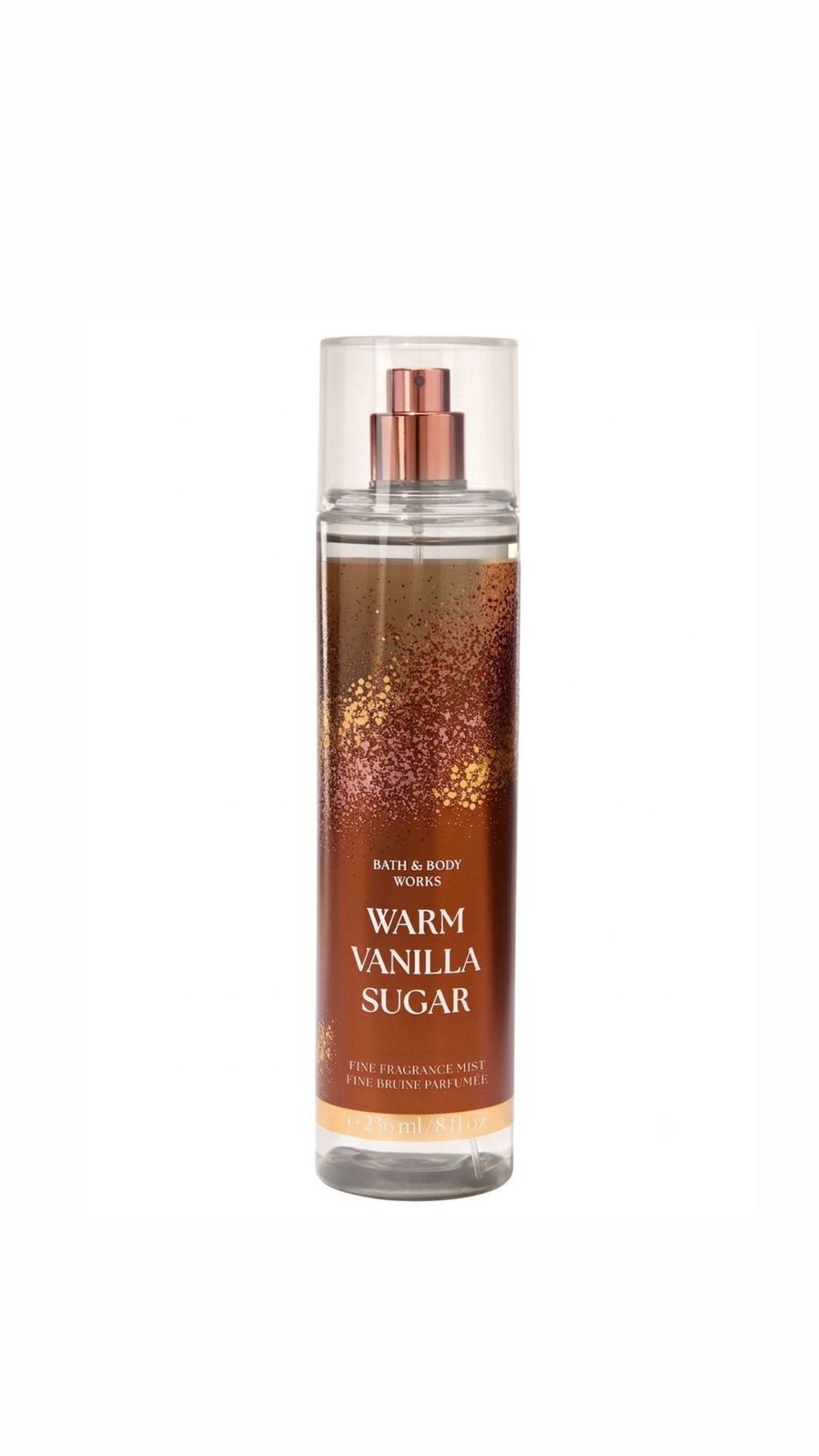 BATH & BODY WORKS WARM VANILLA SUGAR FINE FRAGRANCE MIST 236ML باث اند بودي وركس مست معطر للجسم والشعر