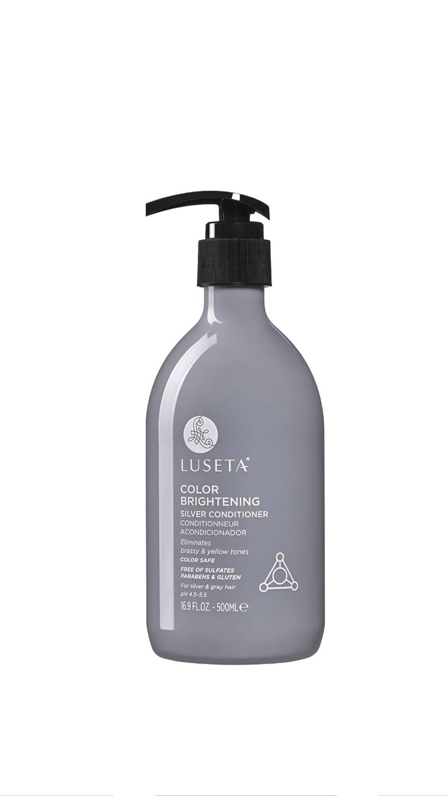 LUSETA Wholesale Color Brightening Silver Conditioner 500ml بلسم  للشعر الرمادي