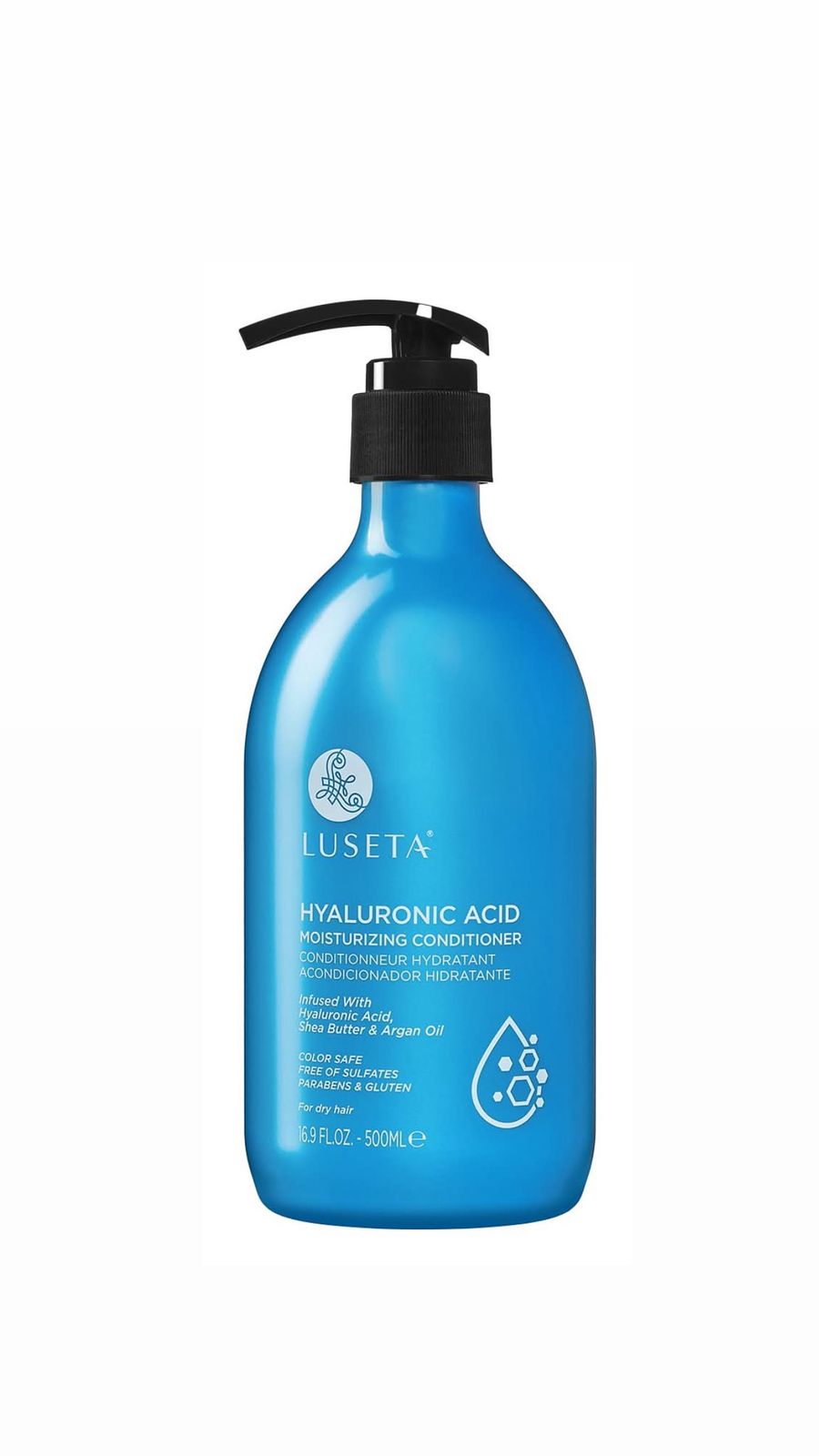 LUSETA Hyaluronic Acid Moisturizing Conditioner 500ml بلسم مرطب بحمض الهيالورونيك