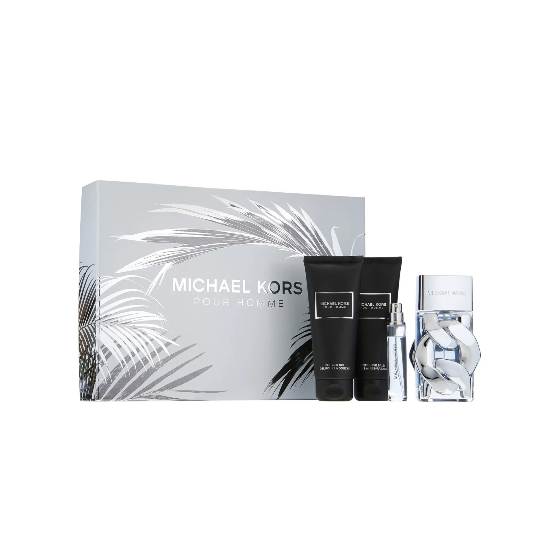 MICHAEL KORS Pour Homme Eau de Parfum (4PCS) مايكل كورس بكج هدايا للرجال