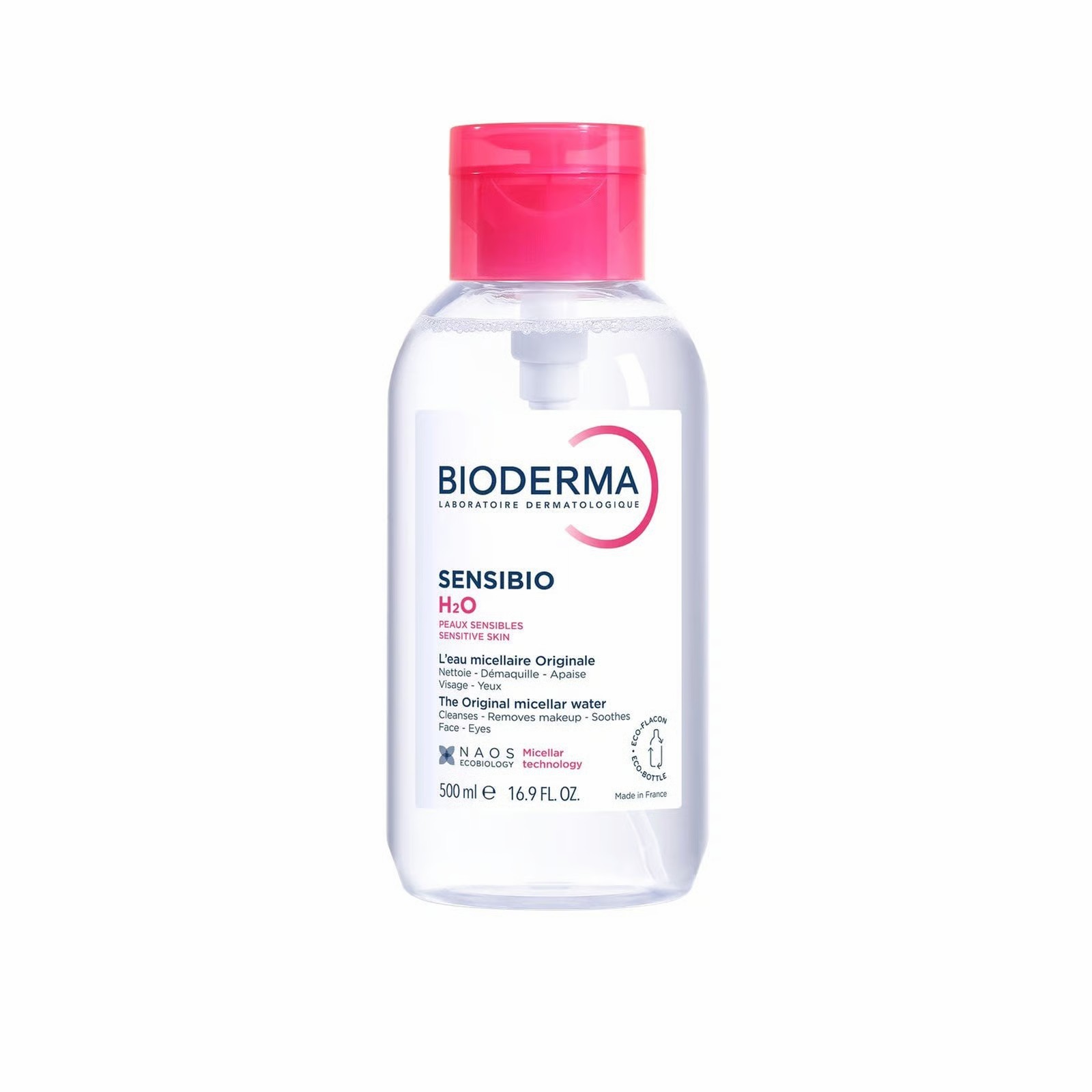 BIODERMA Sensibio H2O The Original Micellar Water 500ml بايوديرما غسول مزيل للمكياج
