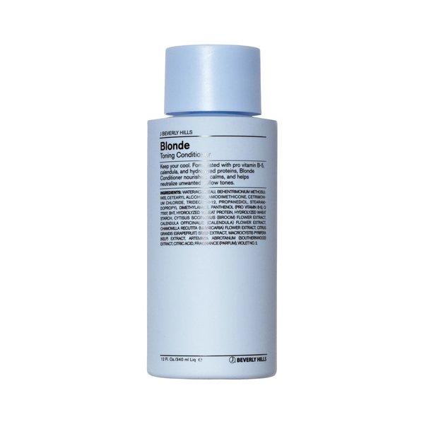 J BEVERLY HILLS Blond Toning Conditioner 340ml جي بيفيرلي هيلز بلسم مغذٍ للشعر الأشقر 