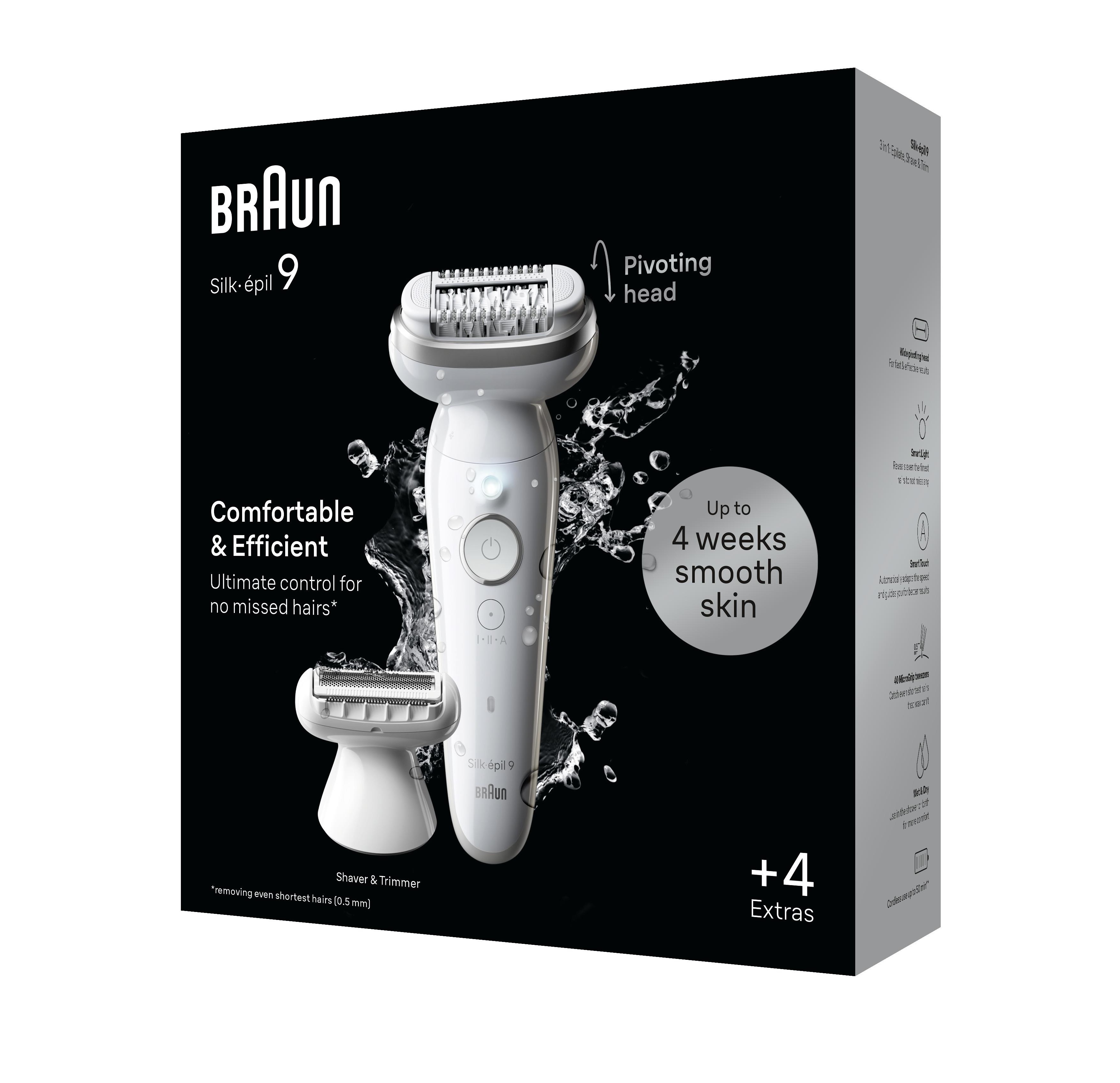 BRAUN Silk-epil 9 comfortable & Efficient براون جهاز لازالة الشعر