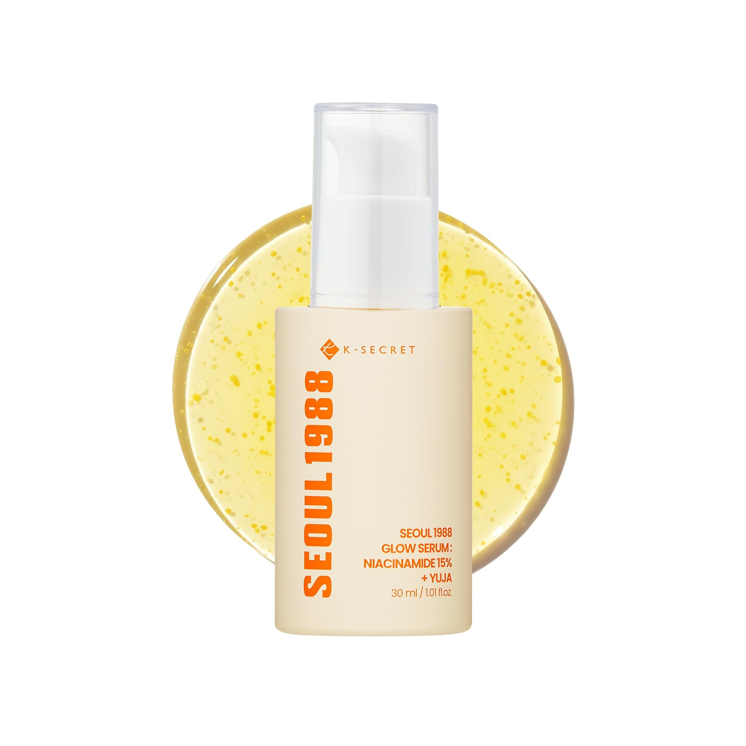 K-SECRET SEOUL 1988 GLOW SERUM NIACINAMIDE 15% + YUJA 30ml  كي سيكريت سيروم متطور لتعزيز اشراقة وتوحيد لون البشرة