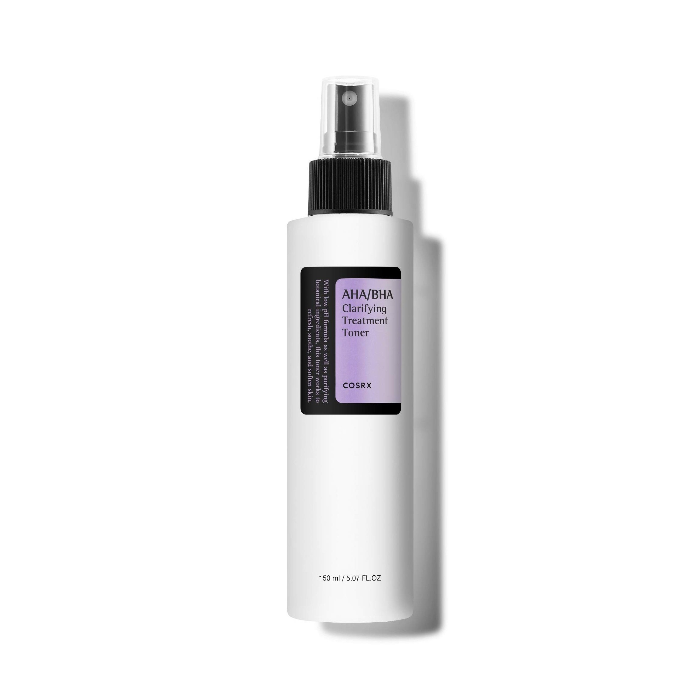 COSRX AHA/BHA Clarifying Treatment Toner 150ml تونر مقشر يحسن ملمس البشرة ينقي المسام ويعزيز نضارتها