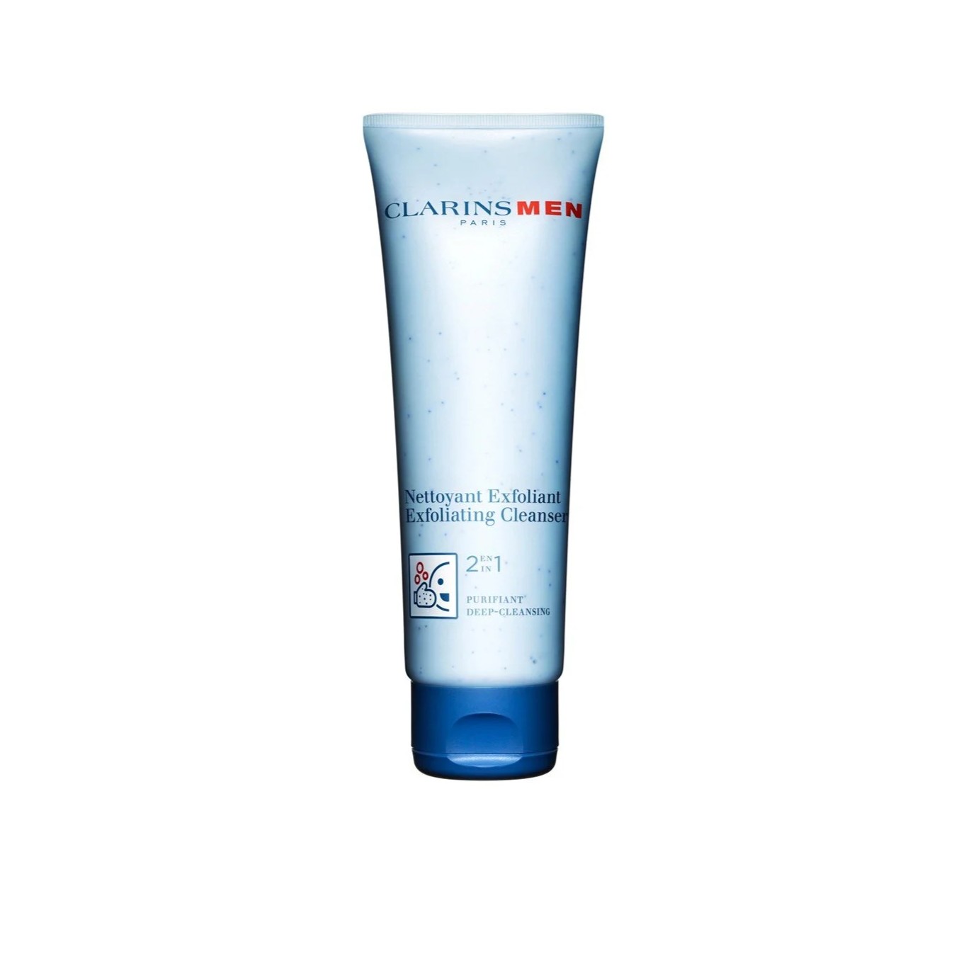  CLARINS Men Exfoliating Face Cleanser كلارنس غسول الوجه الكريمي المقشر للرجال 