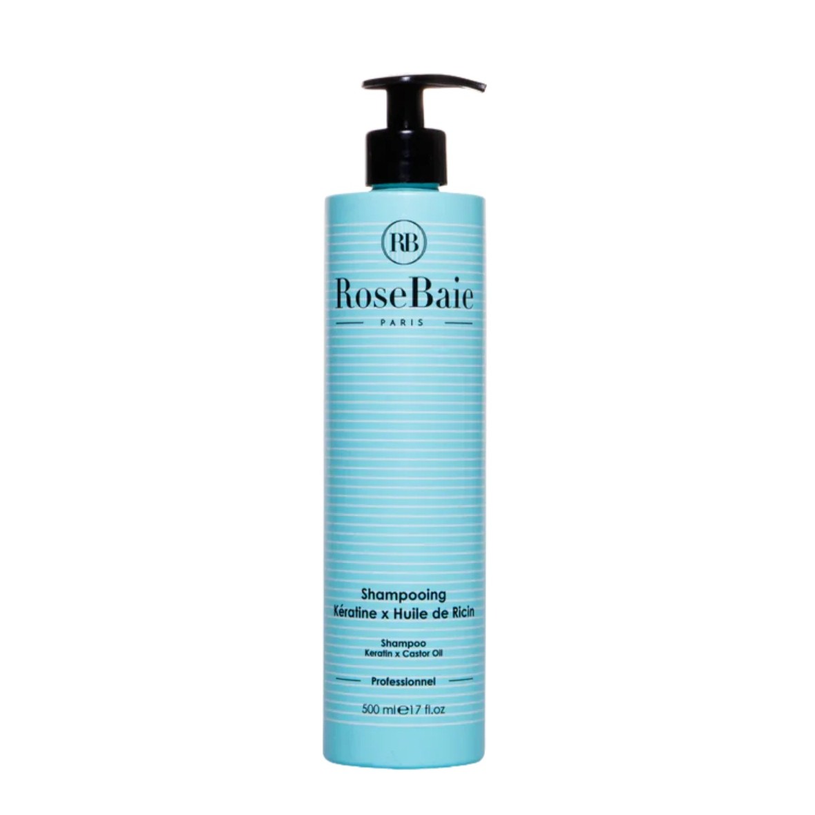 ROSEBAIE CASTOR SHAMPOO GROWTH & HYDRATION 500ml شامبو الخروع للنمو والترطيب