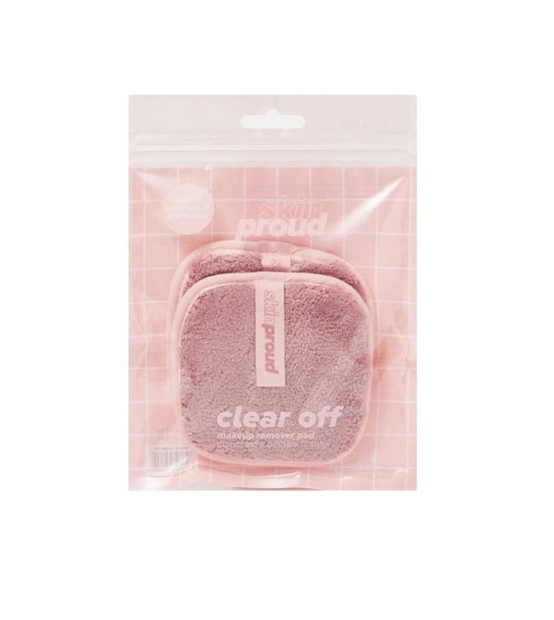 Skin Proud clear off - makeup remover pads, سكن براود مناديل ازالة المكياج