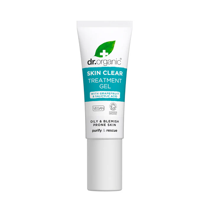 DR.ORGANIC Skin Clear Treatment Gel 10ml  دكتور اوركانك جل علاجي  يعمل على تنقية المسام وتقليل ظهور الحبوب