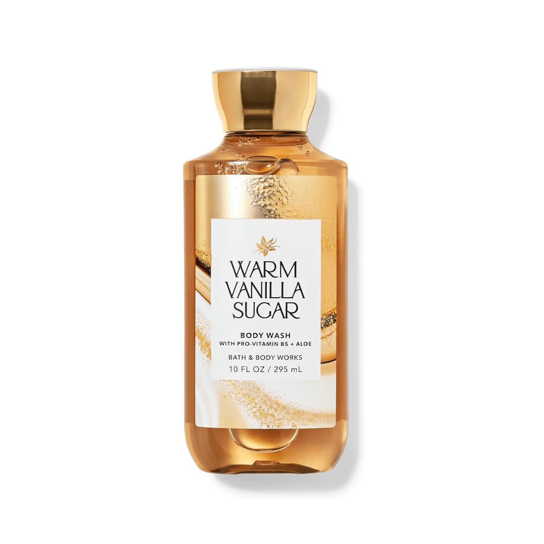 BATH & BODY WORKS warm vanilla sugar body wash 295ml باث اند بدي ووركس غسول للجسم