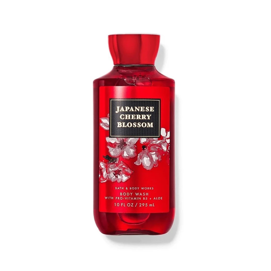 BATH & BODY WORKS Japanese cherry blossom body wash 295ml باث اند بدي ووركس غسول للجسم