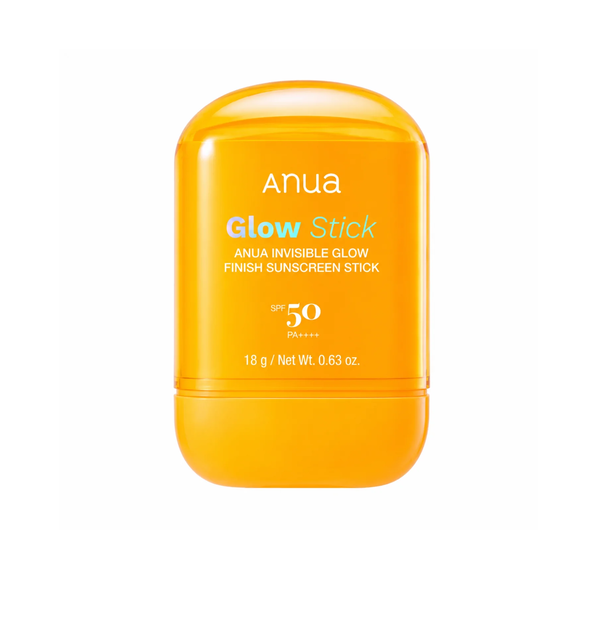 ANUA Glow Stick Invisible Glow Finish Sunscreen Stick Spf50 pa++++ 18g انوا واقي شمس ستك مرطب ومفتح للبشرة