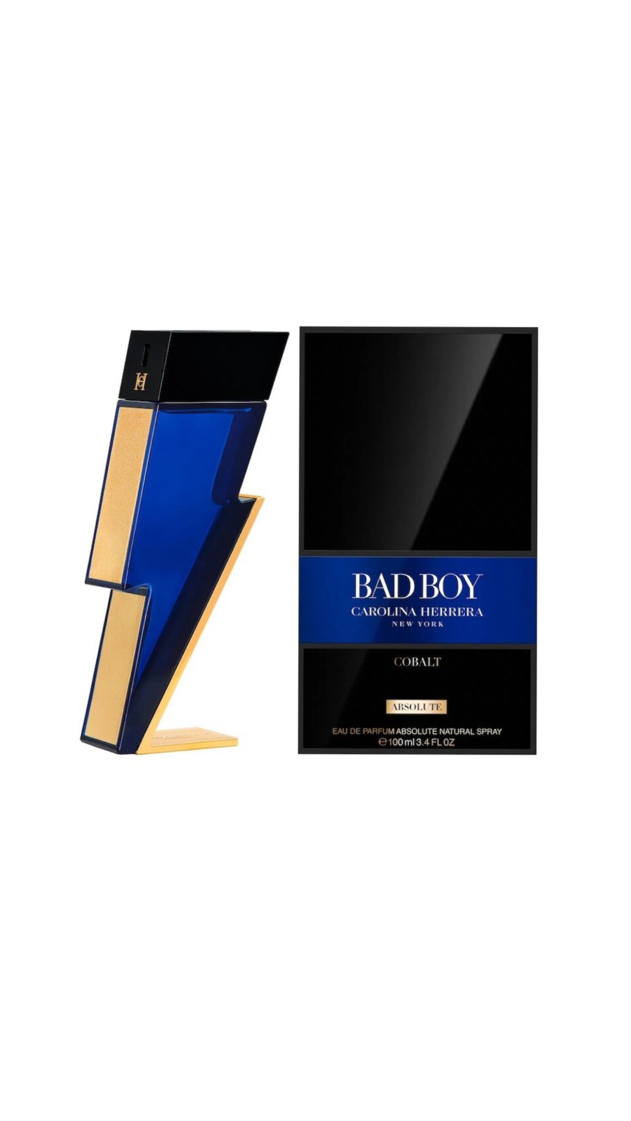 CAROLINA HERRERA BAD BOY COBALT ABSOLUTE EAU DE PARFUM 100ml كارولينا هيريرا عطر للرجال