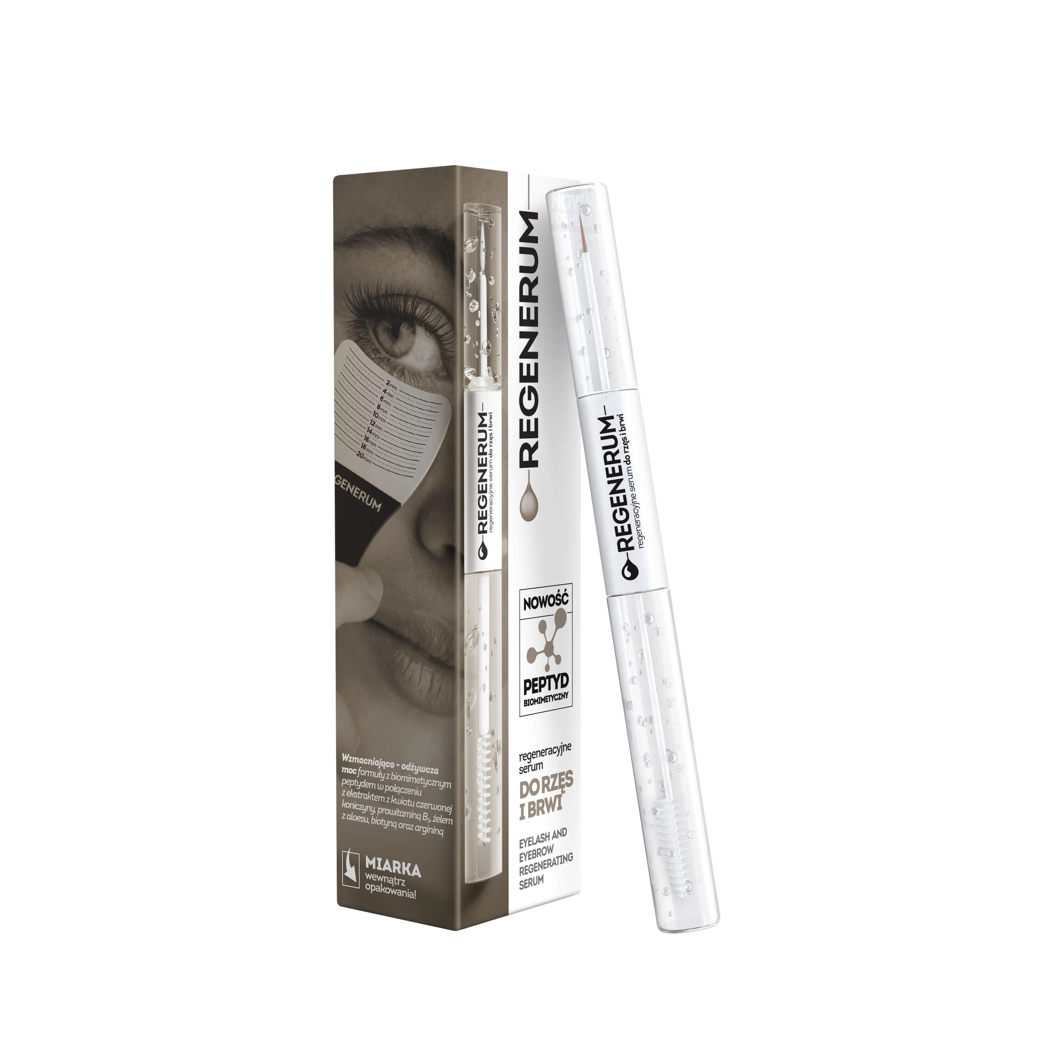 REGENERUM Regeneracyjne Eyelash And Eyebrow Regenerating Serum  ريغينيروم سيروم العناية بالرموش والحواجب