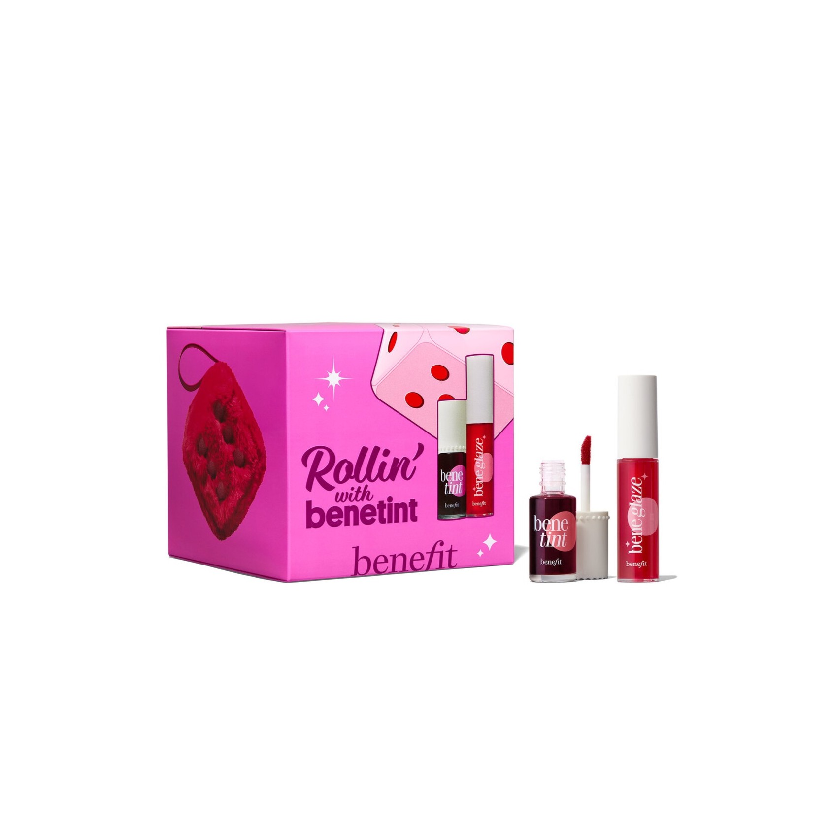 BENEFIT Rollin’ With Benetint 3-Piece Lip & Cheek Gift Set بينفت مجموعة مكياج للنساء