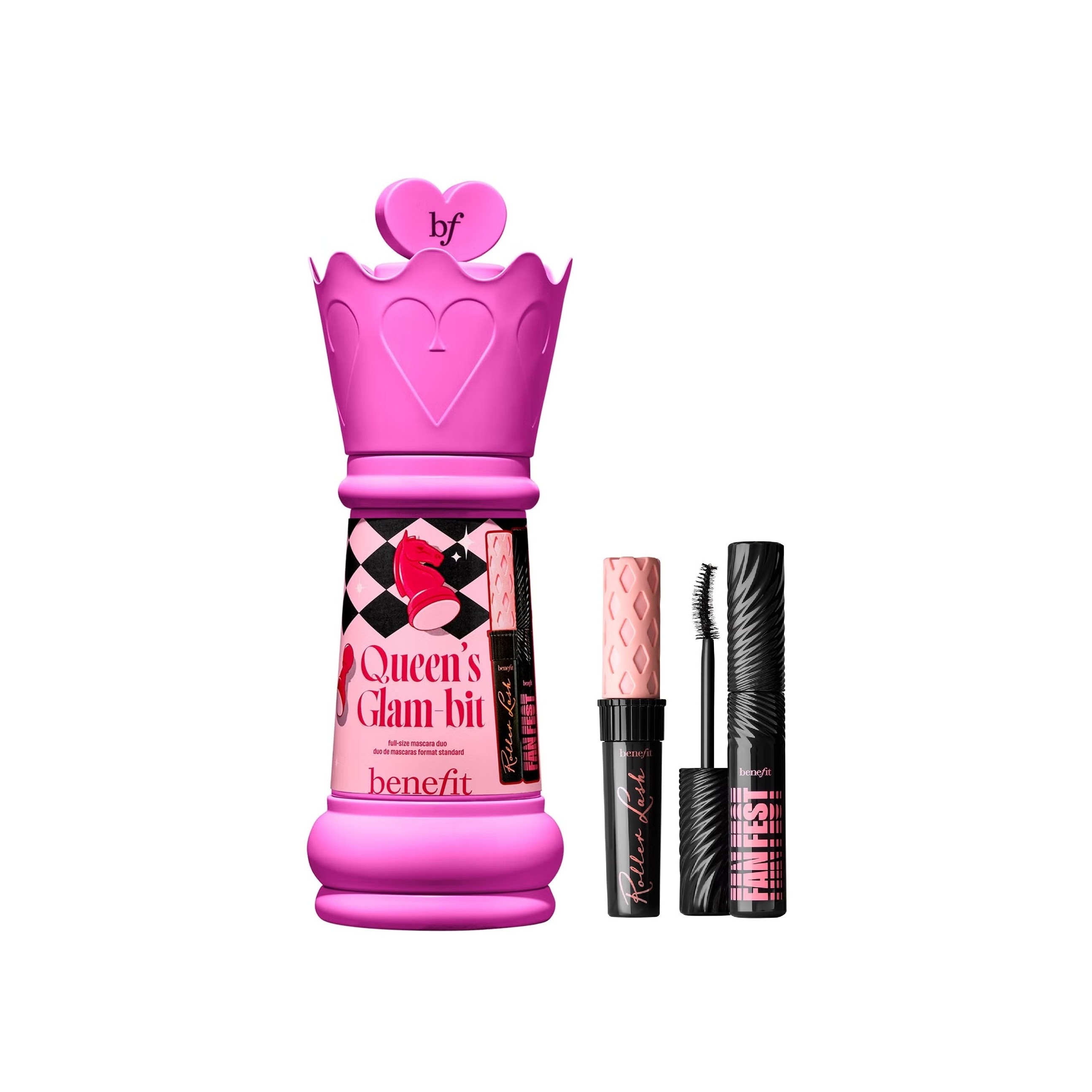 BENEFIT Queens Glam-bit Mascara Duo Gift Set بينفت مجموعة مكياج الرموش للنساء