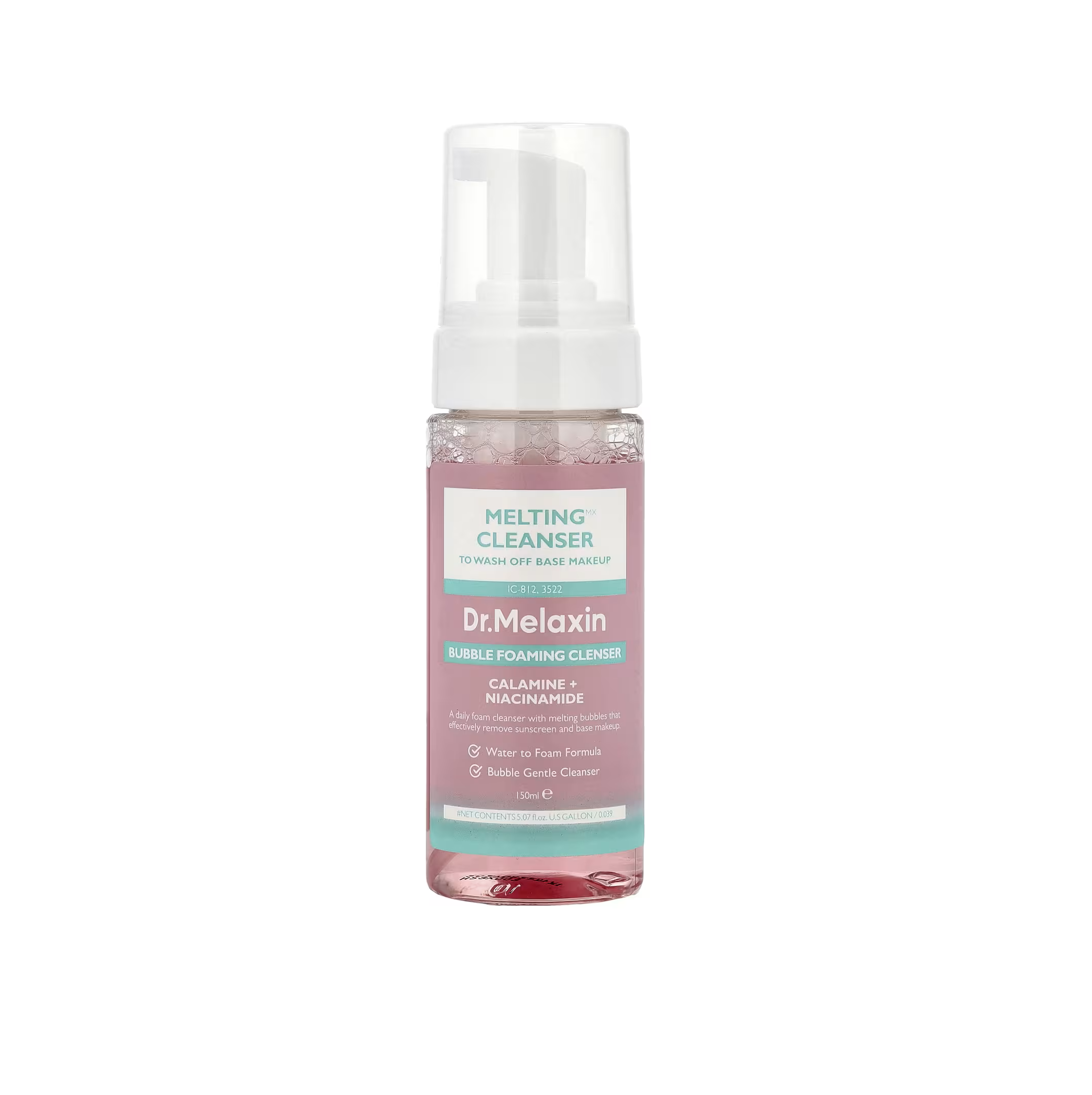 DR.MELAXIN Melting Cleanser - Bubble Foaming Cleanser 150ml دكتور ميلاكسين مزيل مكياج يُنظف المسام بعمق ويزيل الرؤوس السوداء