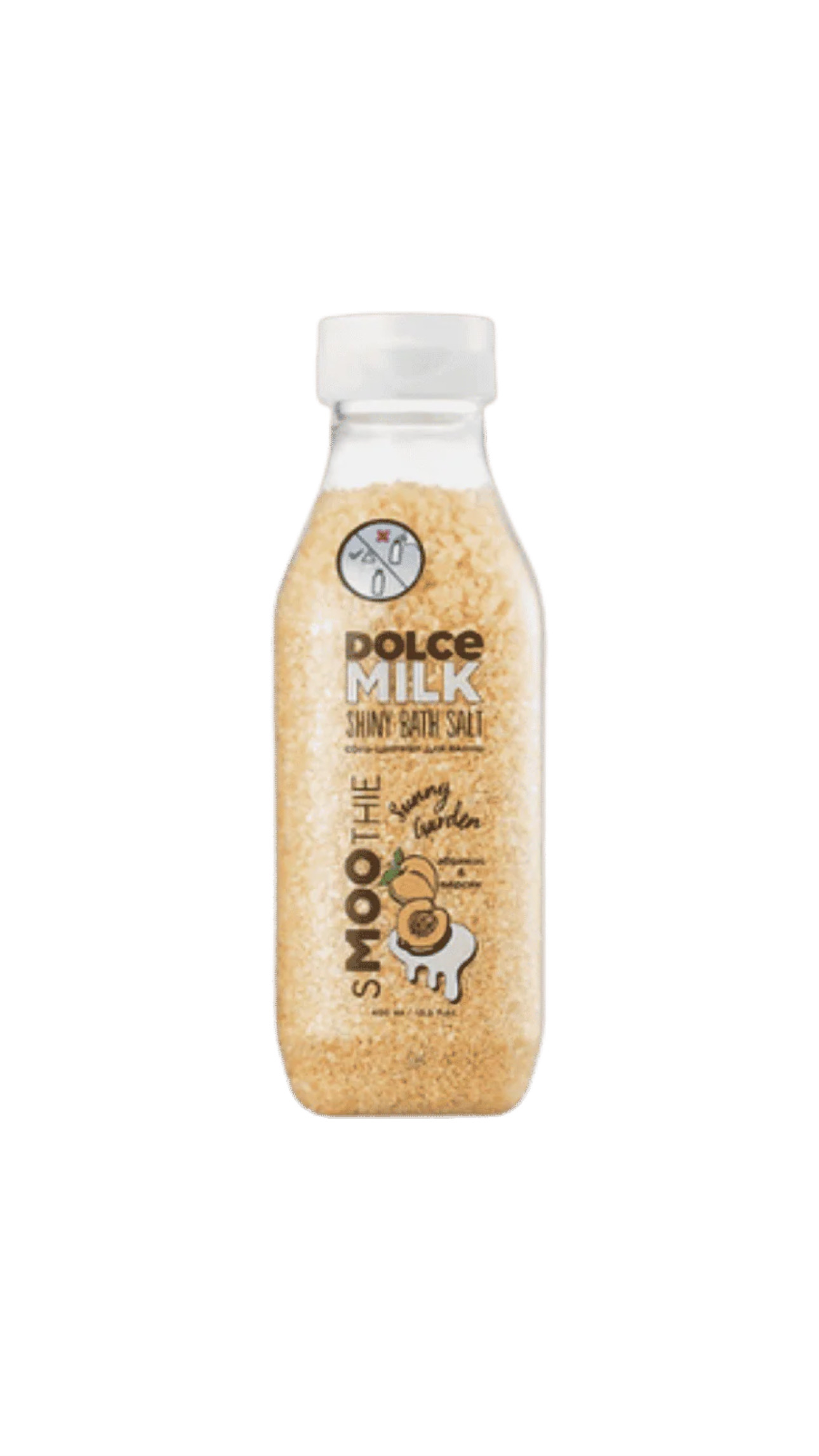 DOLCE MILK SHINY BATH SALT SMOOTHIE SUNNY GARDEN دولسي ميلك ملح الاستحمام للعناية بالجسم
