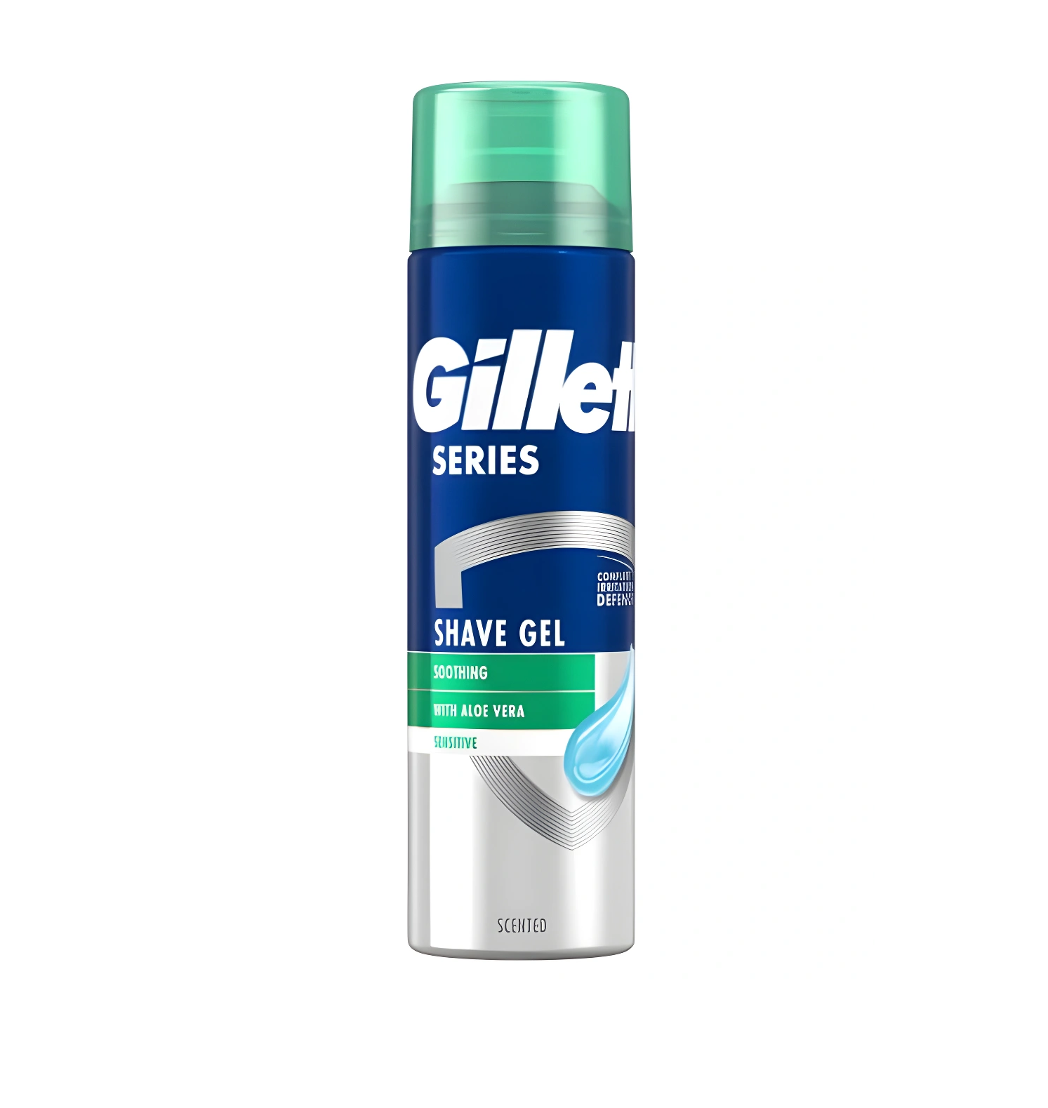 GILLETTE Series Shave Gel Soothing With Aloe Vera - Sensitive جيليت جل حلاقة ملطف وغني بالألوفيرا للبشرة الحساسة