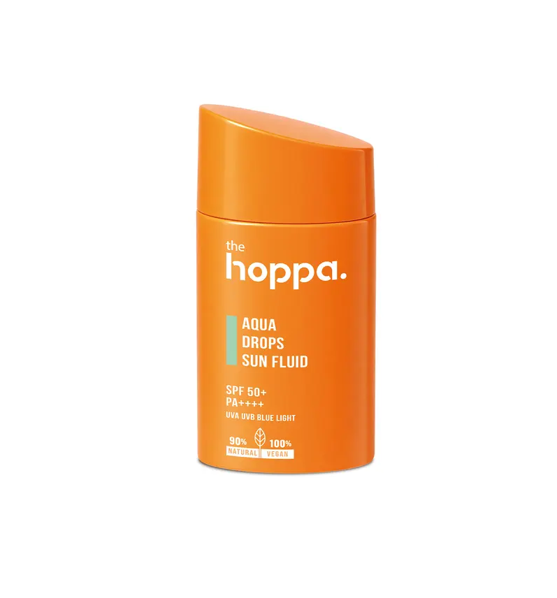 THE HOPPA Aqua Drops Sun Fluid for dry skin 30ml ذا هوبا واقي من اشعة الشمس مخصص للبشرة الجافة