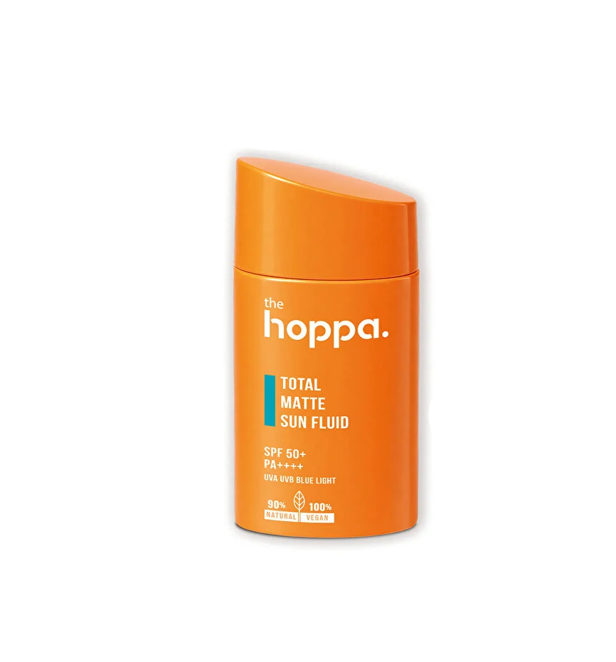 THE HOPPA Total Matte Sun Fluid For Oily Skin spf50 30ml ذا هوبا واقي من اشعة الشمس للبشرة الدهنية