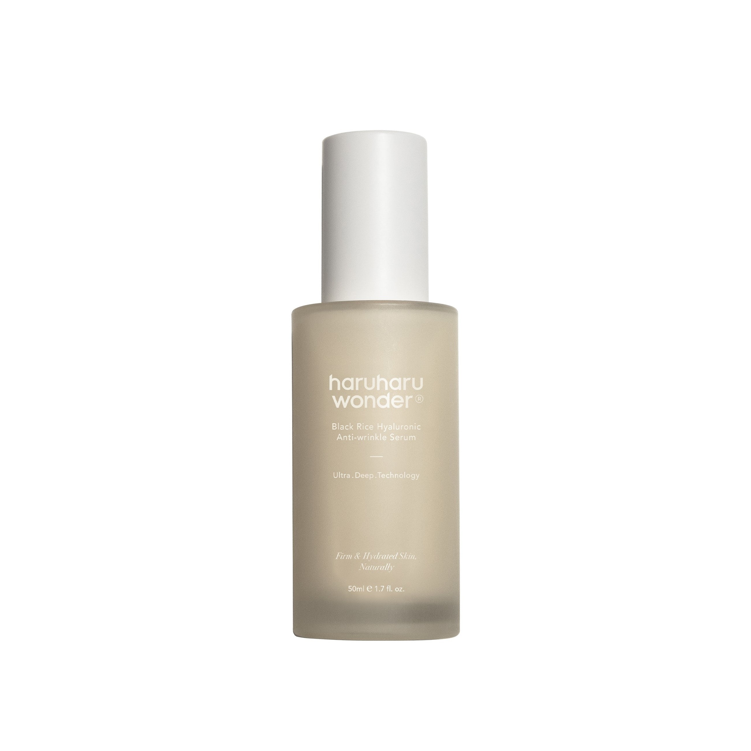 HARUHARU WONDER Black Rice Hyaluronic Anti-wrinkle Serum 50ml  هارو هارو سيروم الأرز الأسود وحمض الهيالورونيك المضاد للتجاعيد والمعزز لإشراقة البشرة